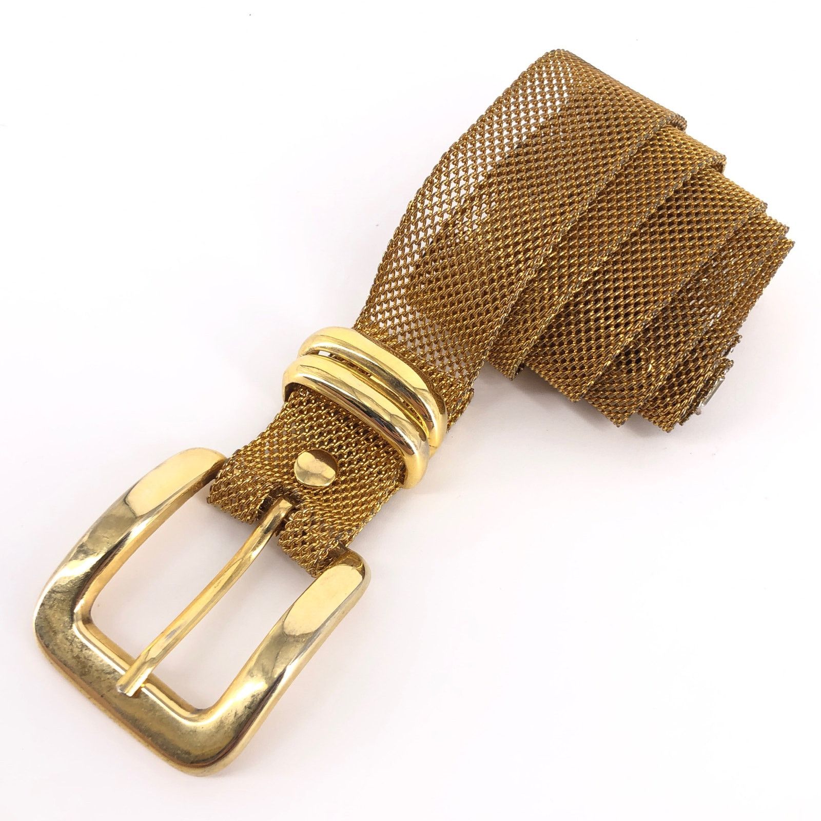 Vintage 90s gold metal mesh belt 1990s vintage Size ONE SIZE - 1 Thumbnail
