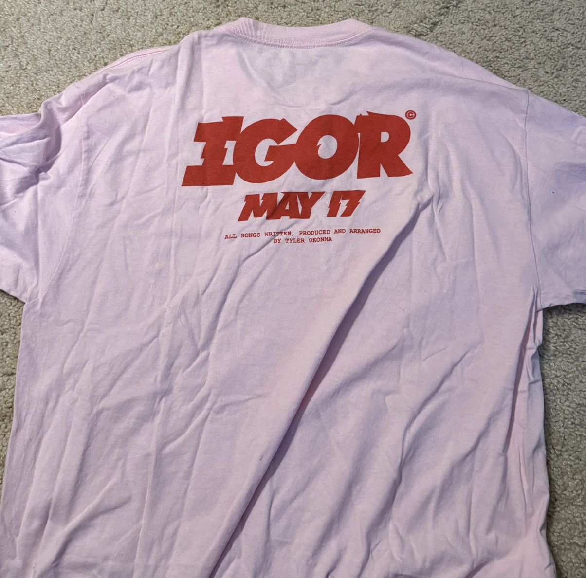 Golf Wang Golf Wang IGOR Release T Shirt Pink XL Size US XL / EU 56 / 4 - 2 Thumbnail