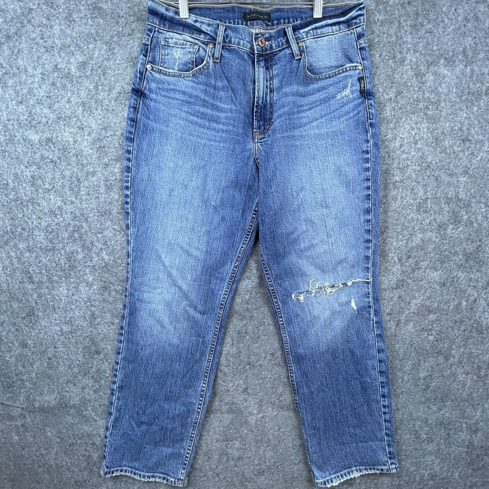 Silver Jeans Co. Silver Jeans Co Women 31 Frisco Straight Western Glove Works Size 31" - 1 Thumbnail