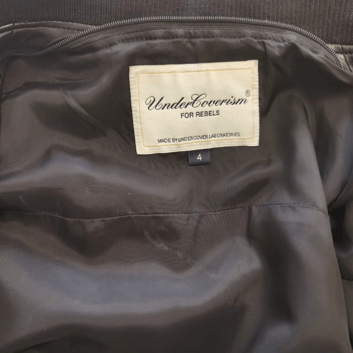 Undercover Sz 4 Undercover 00SS Good Enough Bike Leather Jacket-2508 Size US XL / EU 56 / 4 - 8 Thumbnail