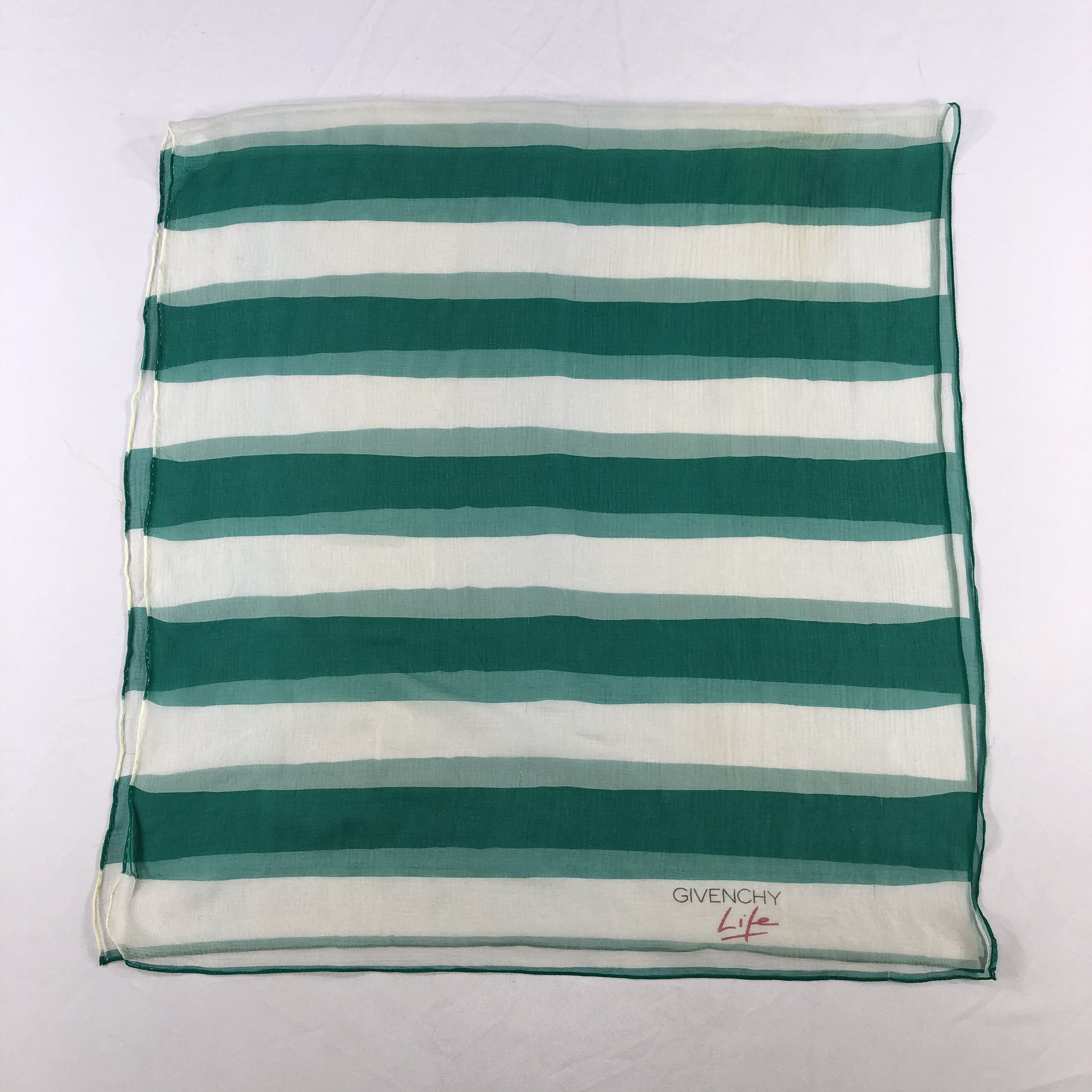 Vintage Vintage Givenchy Silk Scarf Size ONE SIZE - 3 Thumbnail