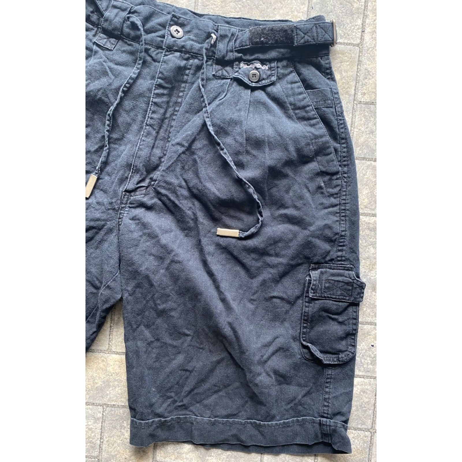 Vintage Hip Hop History Shorts Men L Black Hip Hop History Fox Adjustable 32-36 Platinum B Size US 33 - 2 Thumbnail