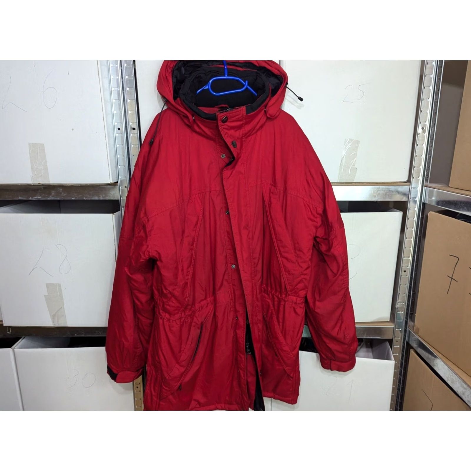 Vintage VINTAGE Wellensteyn Brandungsparka Jacket Men XL Red Waterproof Hooded Parka Mens Size US XL / EU 56 / 4 - 2 Thumbnail