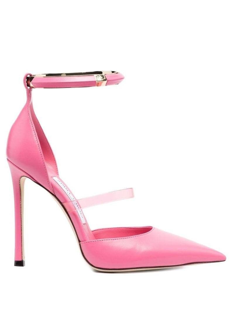 Jimmy Choo o1y0326 Pumps in Pink Size US 7.5 / IT 37.5 - 1 Thumbnail