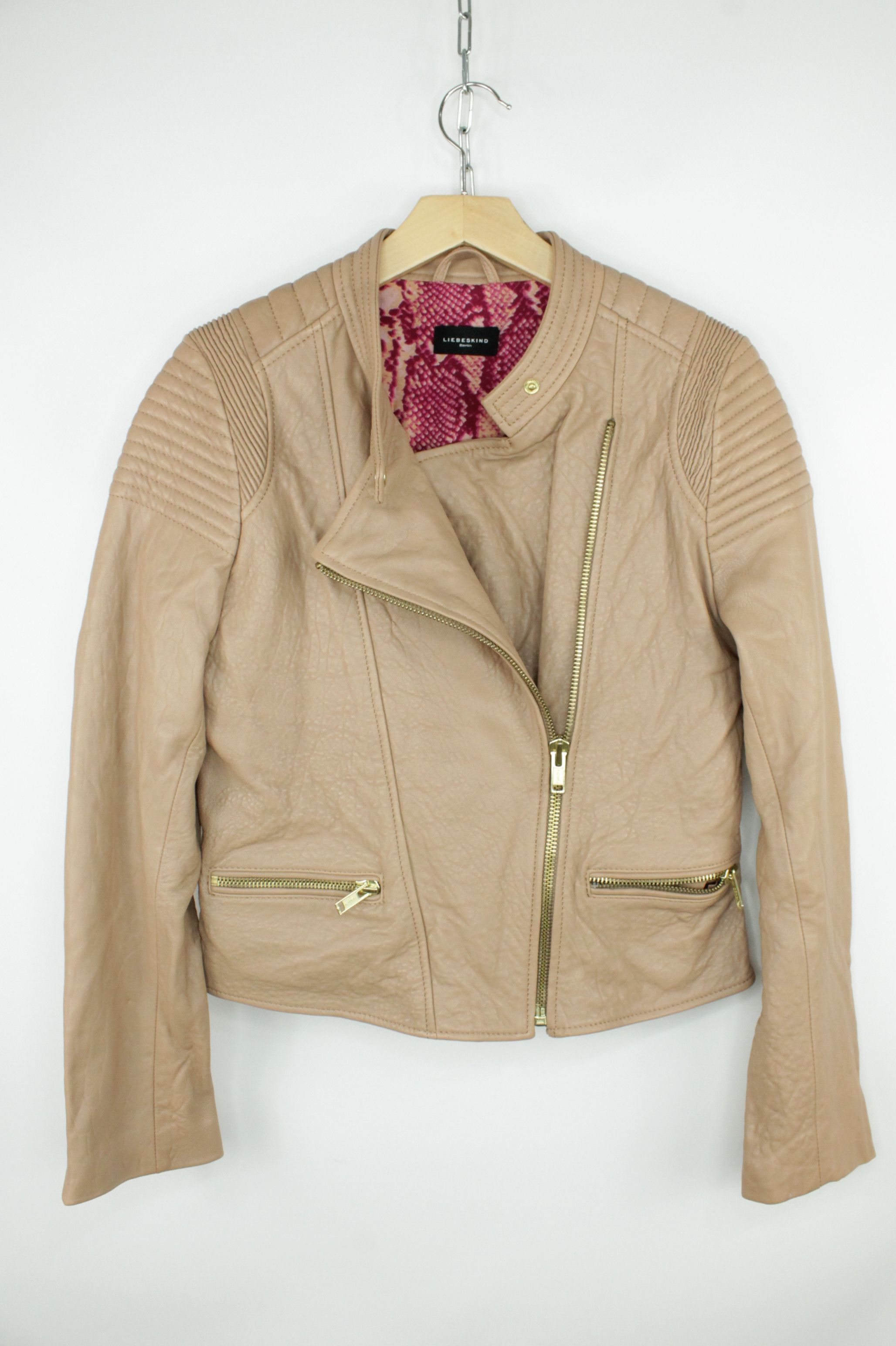LIEBESKIND BERLIN Liebeskind Berlin Leather Biker Jacket Women's Size M / US 6-8 / IT 42-44 - 2 Thumbnail