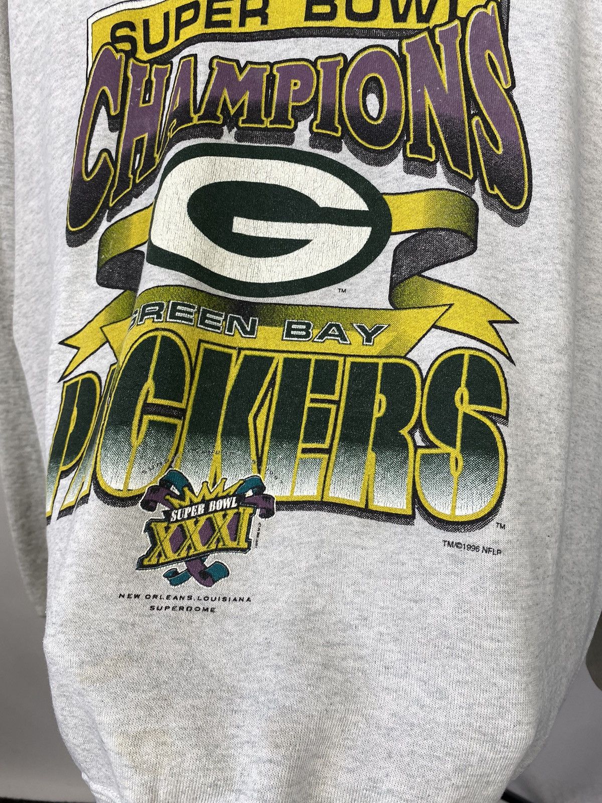 NFL × Vintage 1996 Green Bay Packers Super Bowl Crewneck Sweatshirt Large Size US L / EU 52-54 / 3 - 4 Thumbnail