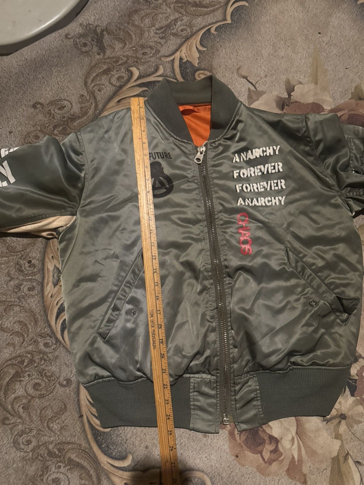 Handmade 90s Vintage HANDMADE flight jacket Size US L / EU 52-54 / 3 - 10 Thumbnail