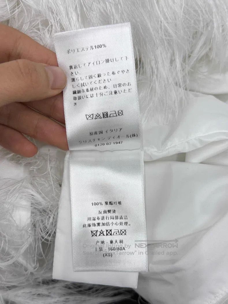 Dior Dior Show white feather windbreaker Size XS / US 0-2 / IT 36-38 - 6 Thumbnail