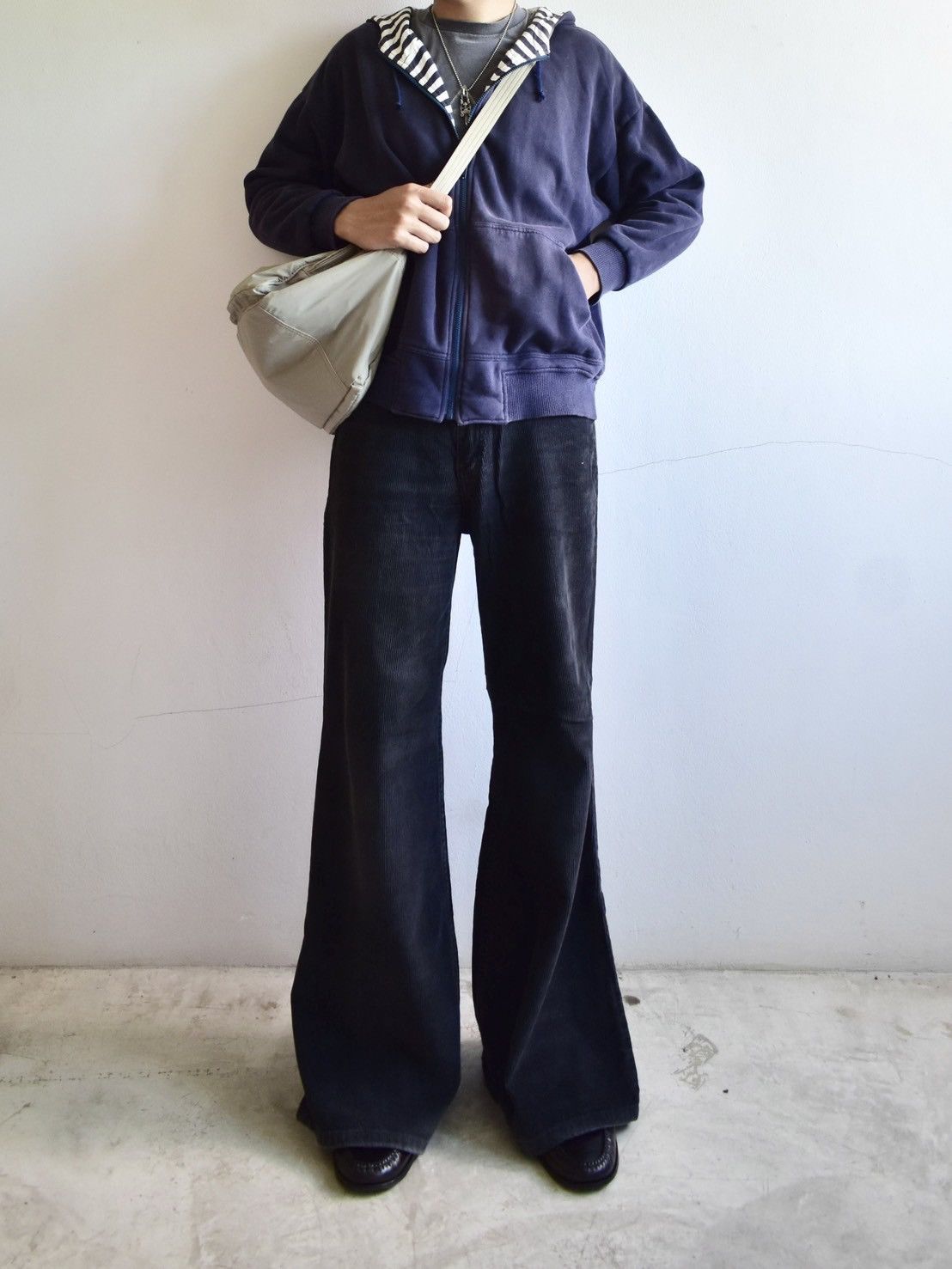 Issey Miyake × Vintage Vintage 80s Issey Miyake Reversible Hoodie Size US M / EU 48-50 / 2 - 2 Thumbnail