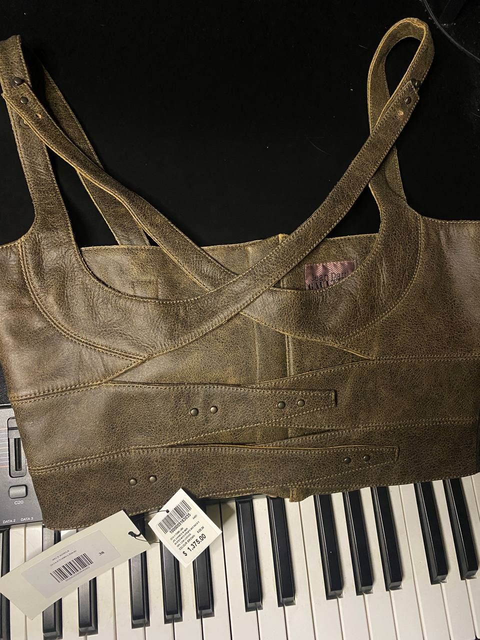 Jean Paul Gaultier Jean Paul Gaultier x KNWLS cutout leather bustier Size XS / US 0-2 / IT 36-38 - 6 Thumbnail
