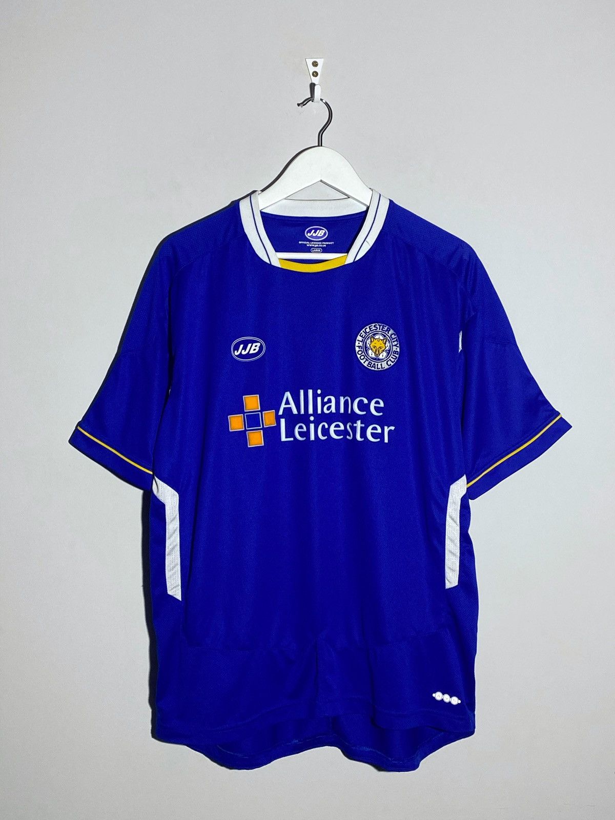Vintage JJB Leicester City 2005/06 Home Football Shirt y2k