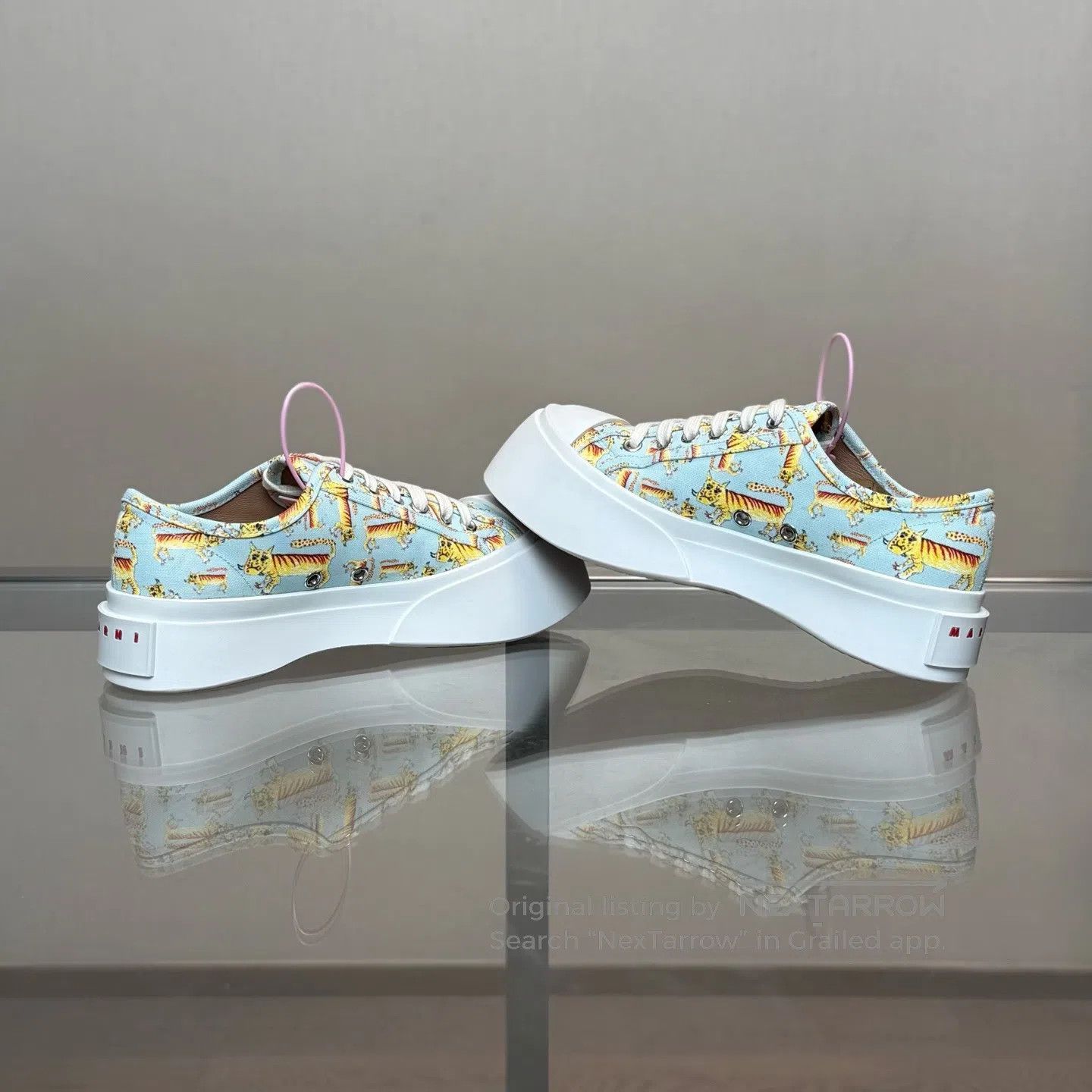 Marni MARNI Tiger-printed big-toed shoes Size US 5.5 / IT 35.5 - 6 Thumbnail