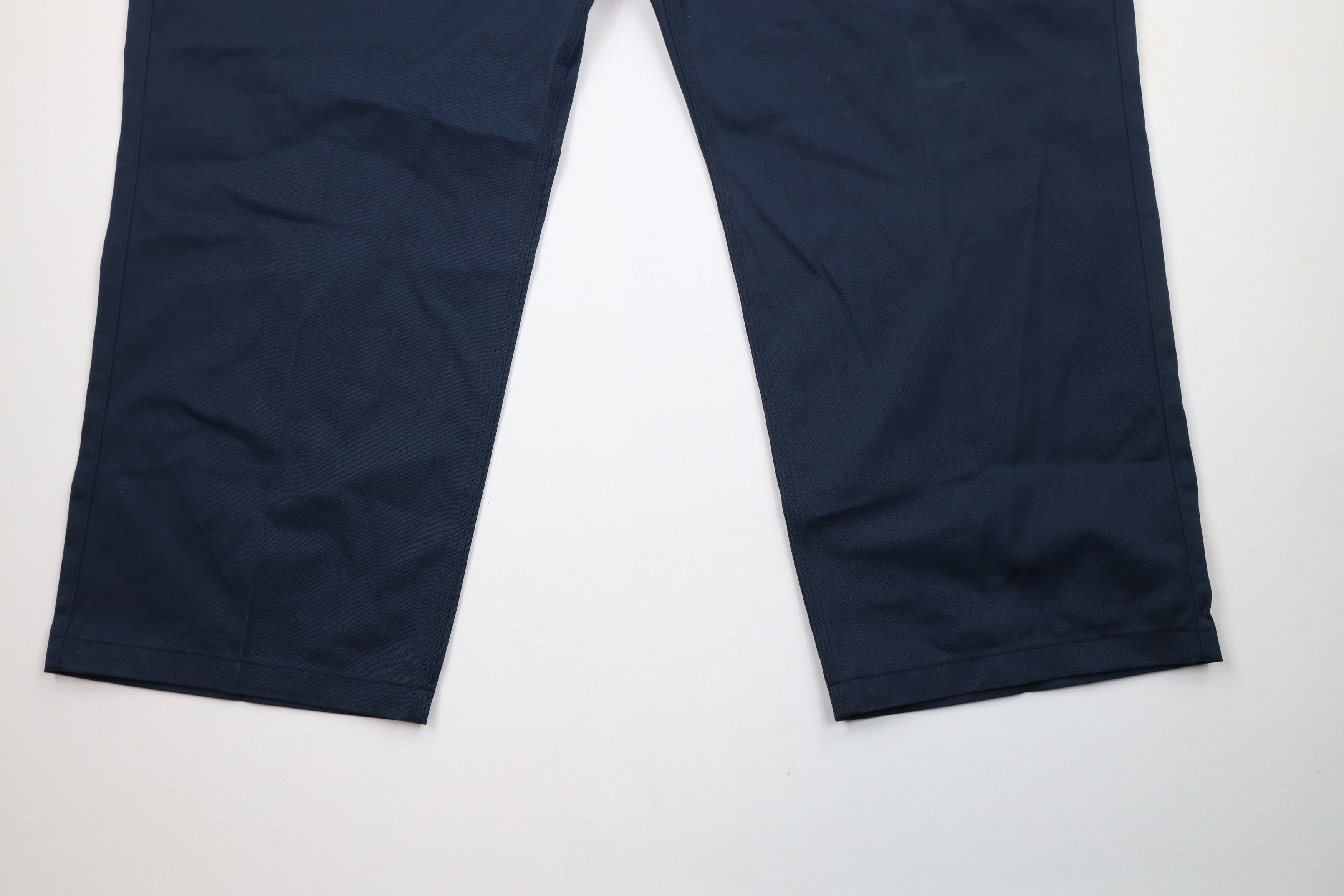 Carhartt × Vintage Deadstock Vintage Carhartt Wide Leg Relaxed Fit Pants Blue Size US 44 / EU 60 - 4 Thumbnail