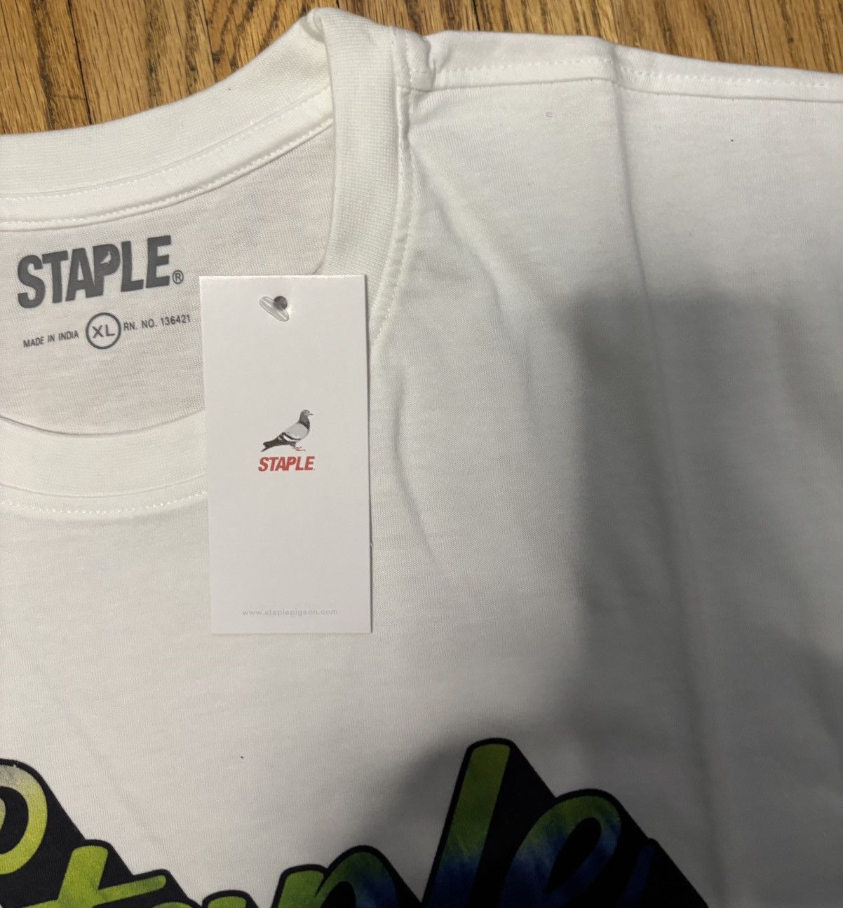 Staple Staple XL White Tshirt Size US XL / EU 56 / 4 - 5 Thumbnail