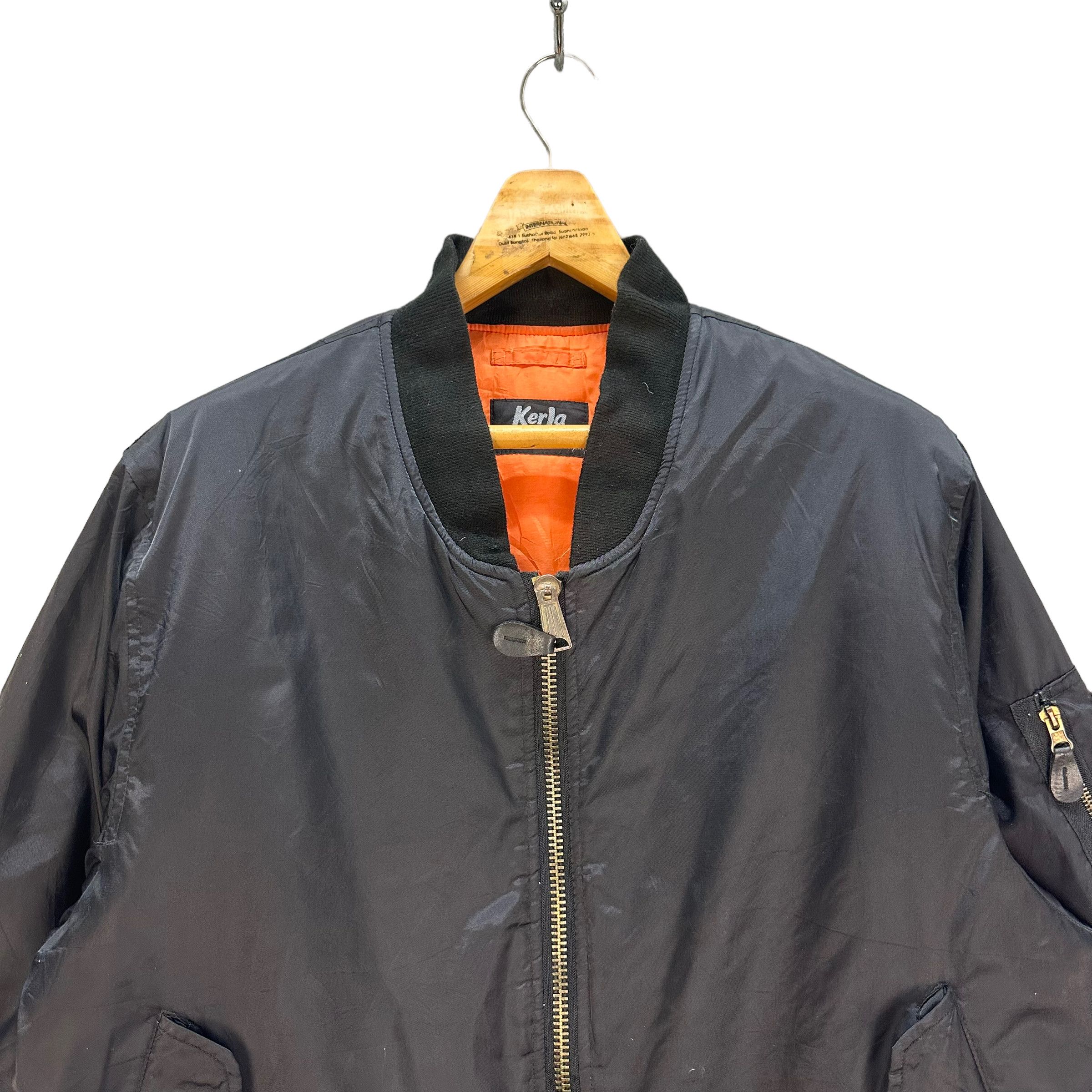 Japanese Brand KERJA MA-1 BOMBER JACKET #8196-211 Size US XL / EU 56 / 4 - 2 Thumbnail