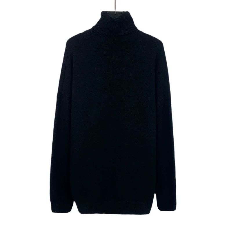 Balenciaga Balenciaga size 36 Black logo embroidered turtleneck long- Size US XS / EU 42 / 0 - 2 Thumbnail