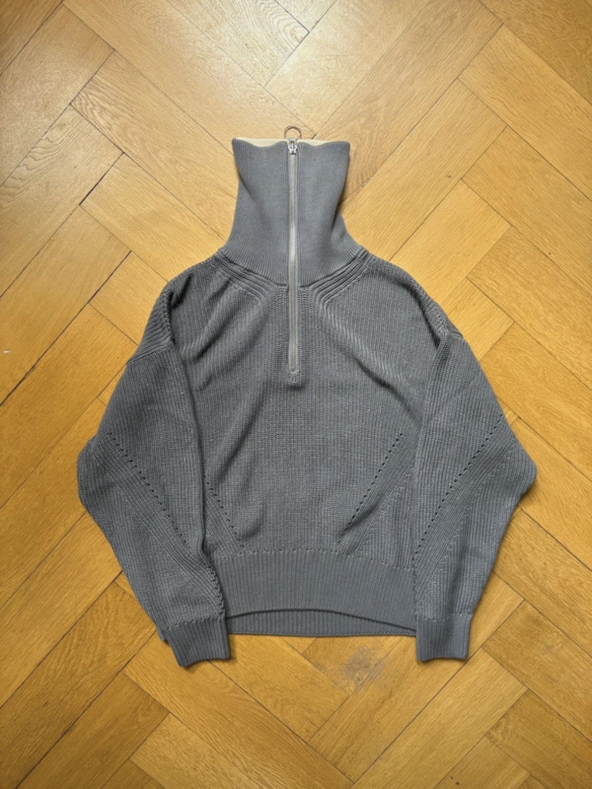 AMI Ami Paris Halfzip Pullover with Zipper collar Size US L / EU 52-54 / 3 - 4 Thumbnail