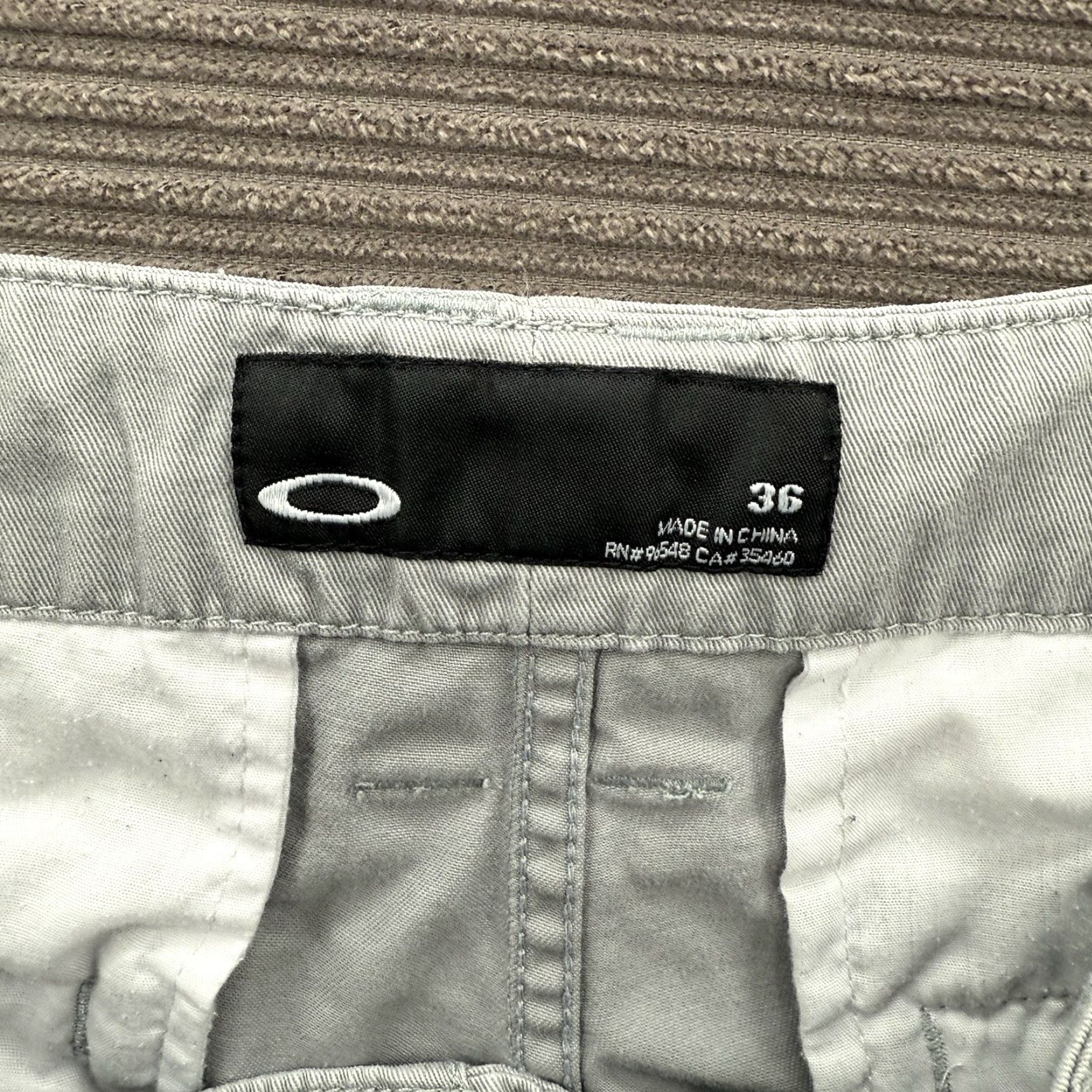 Oakley Oakley Shorts Men 36 Gray Cotton Chino Golf Outdoor Casual Regular Size US 36 / EU 52 - 3 Thumbnail