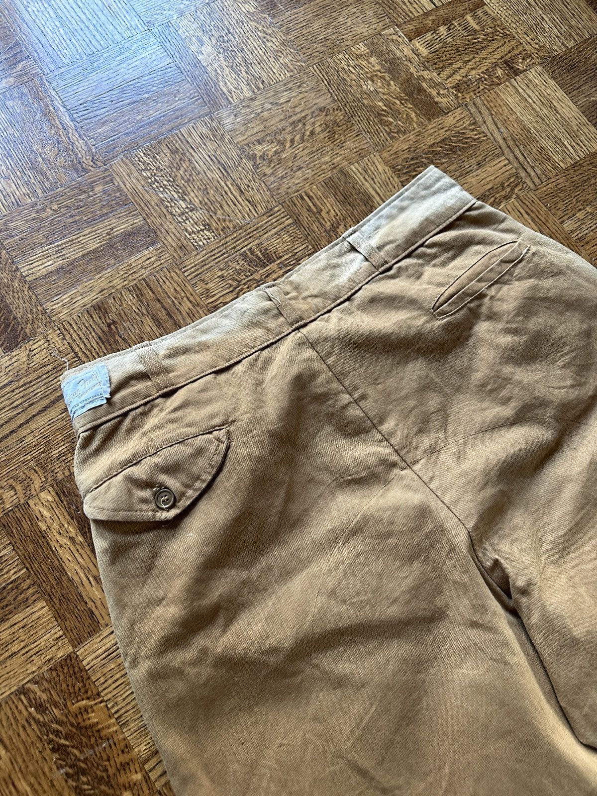 Vintage Vintage 70s Faded Double Knee Leather Hunting Pants Size US 36 / EU 52 - 8 Thumbnail