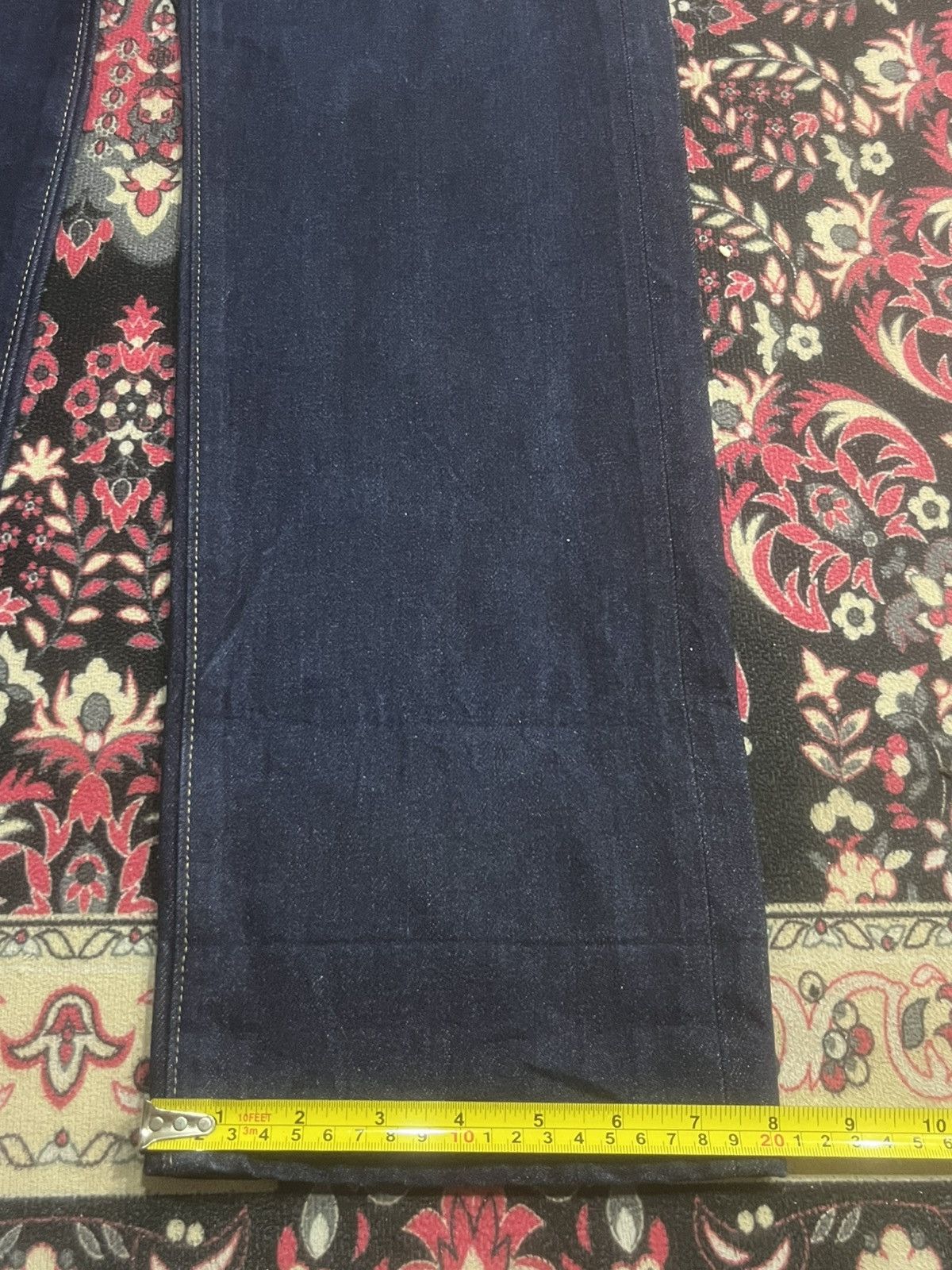 Vintage Vintage Cepo Craft Raw Indigo Straight Leg Selvedge Jeans Size US 28 / EU 44 - 17 Thumbnail