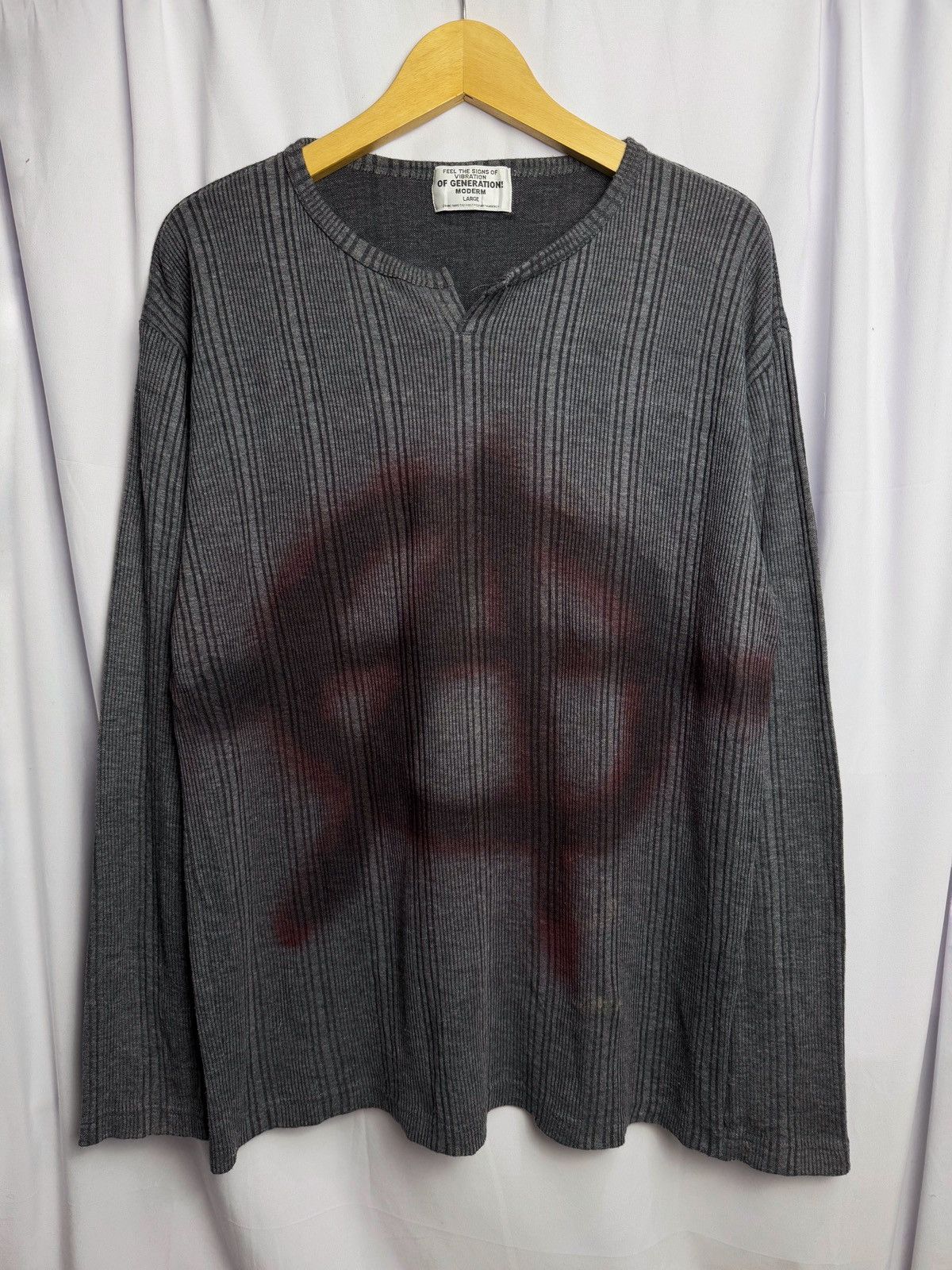 Japanese Brand Japanese Anarchy Thermal Long Sleeve Size US L / EU 52-54 / 3 - 1 Thumbnail