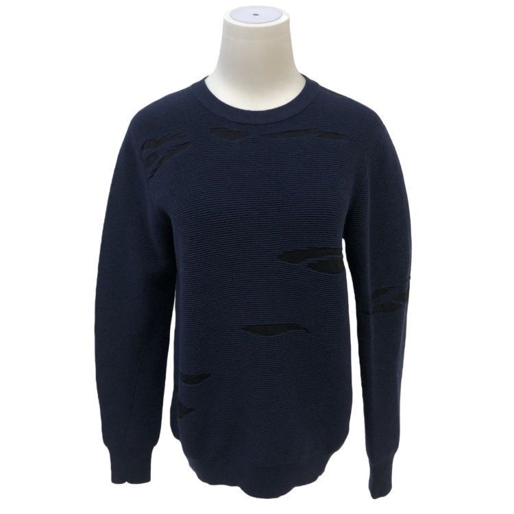 Dior Dior Distressed Wool Sweater Size XS Size US XS / EU 42 / 0 - 1 Thumbnail