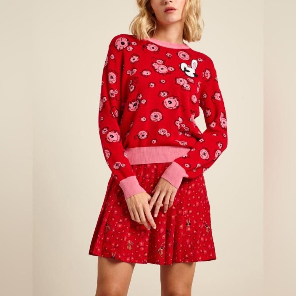Designer Marella by Max Mara Label-cut Jacquard Sweater with Patch M Size M / US 6-8 / IT 42-44 - 12 Thumbnail