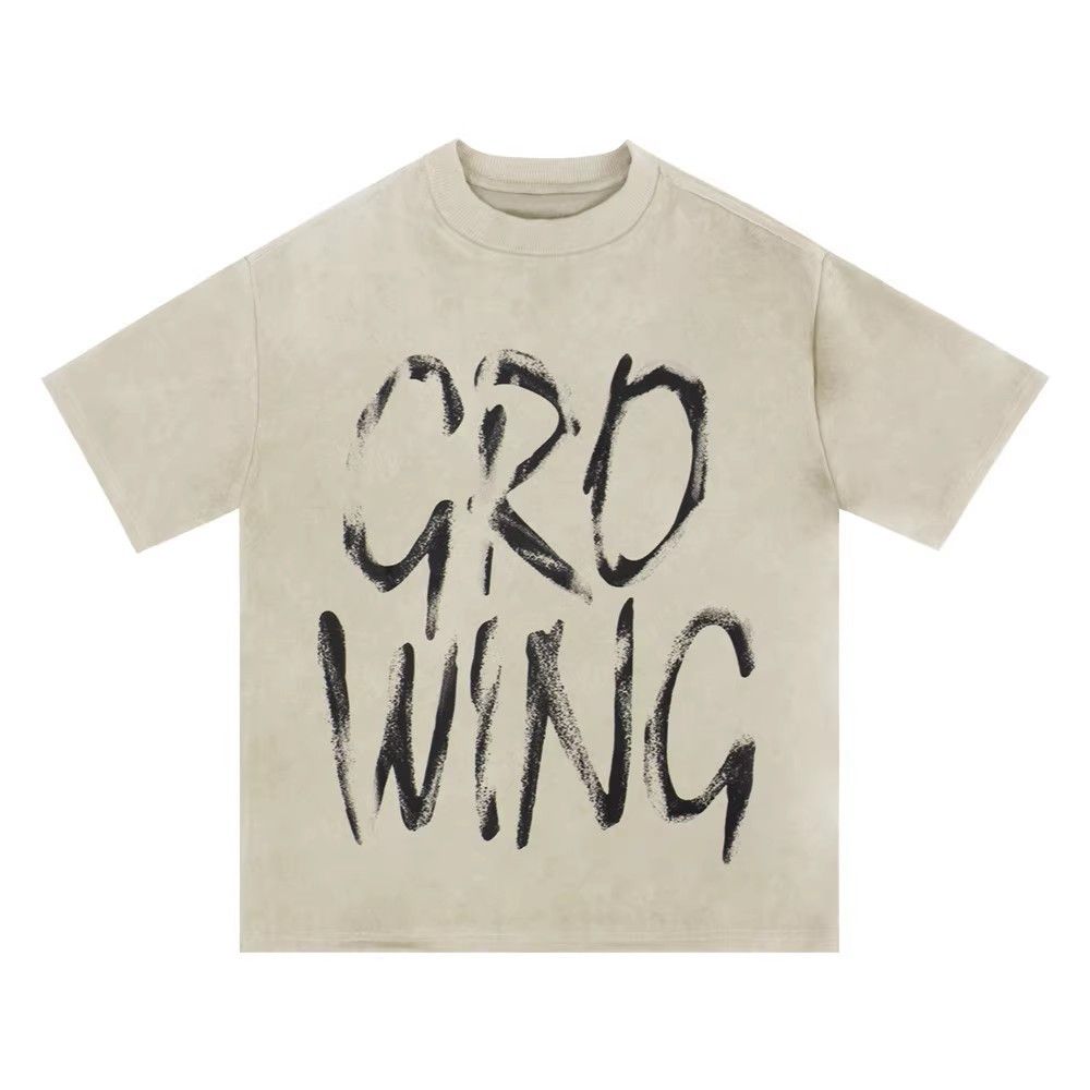 Japanese Brand × Vintage Men's high street trend round neck letter print T-shirt Size US M / EU 48-50 / 2 - 1 Thumbnail