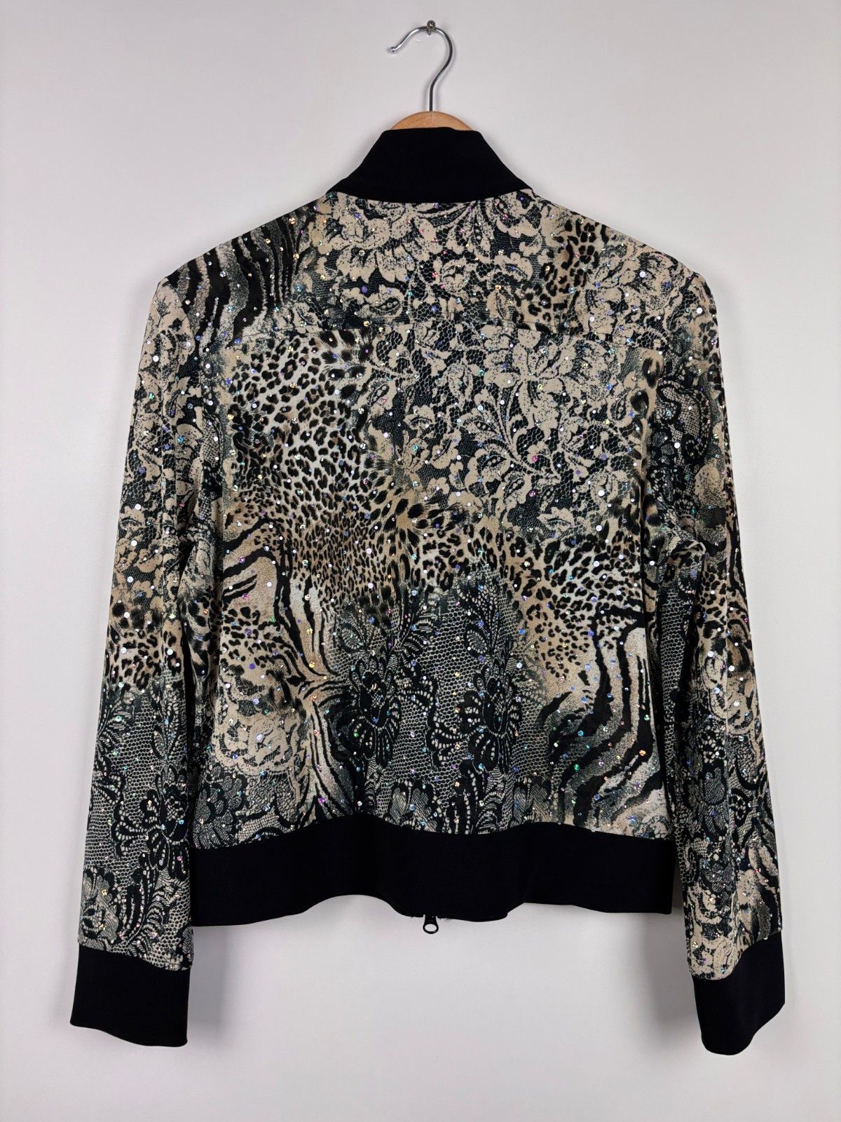 Joseph Ribkoff Joseph Ribkoff Animal Print Floral Zip Jacket US 12 Size XL / US 12-14 / IT 48-50 - 4 Thumbnail