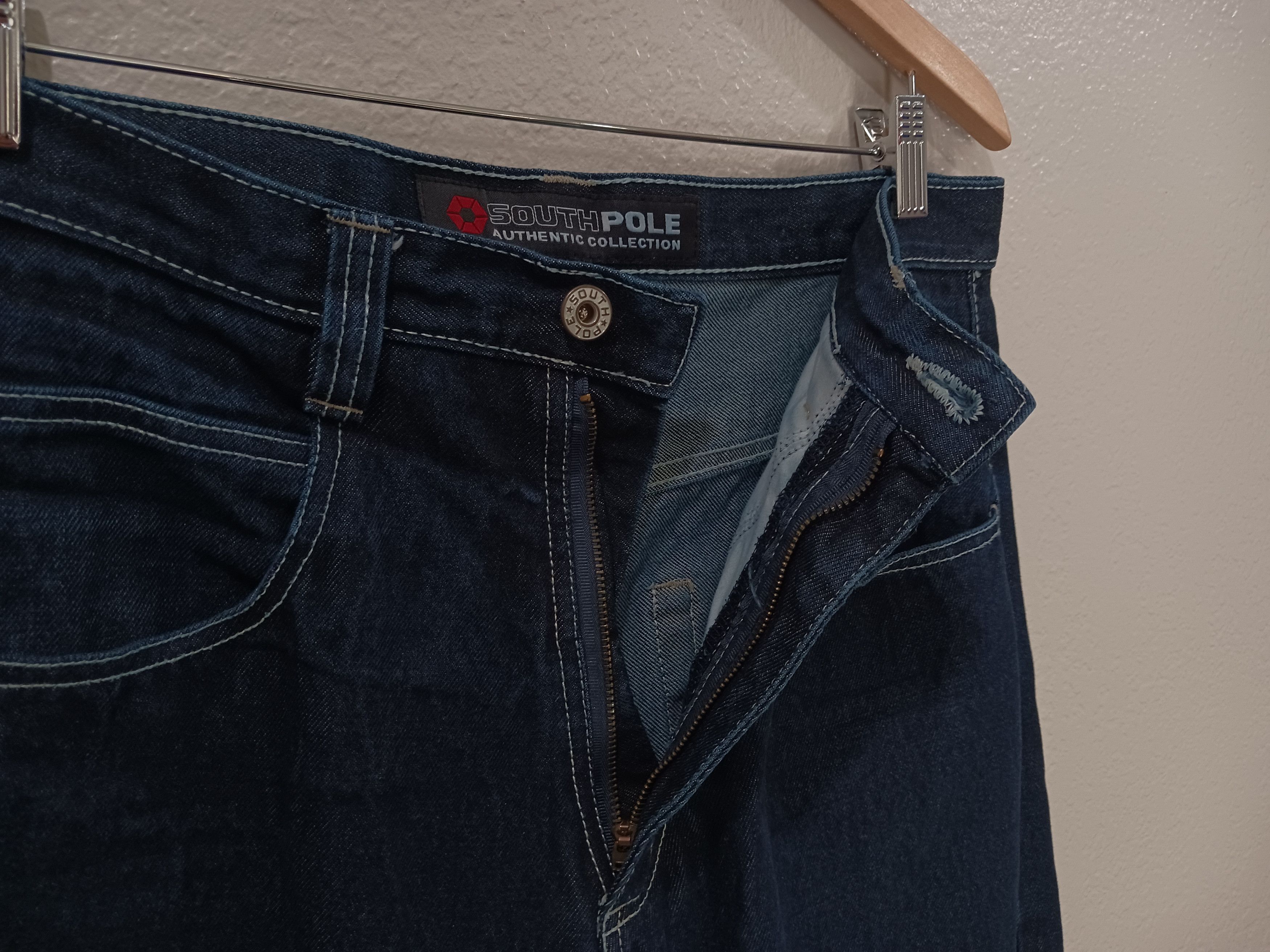 Southpole Southpole Authentic Collection Baggy Vintage Denim Jeans Size US 32 / EU 48 - 7 Thumbnail