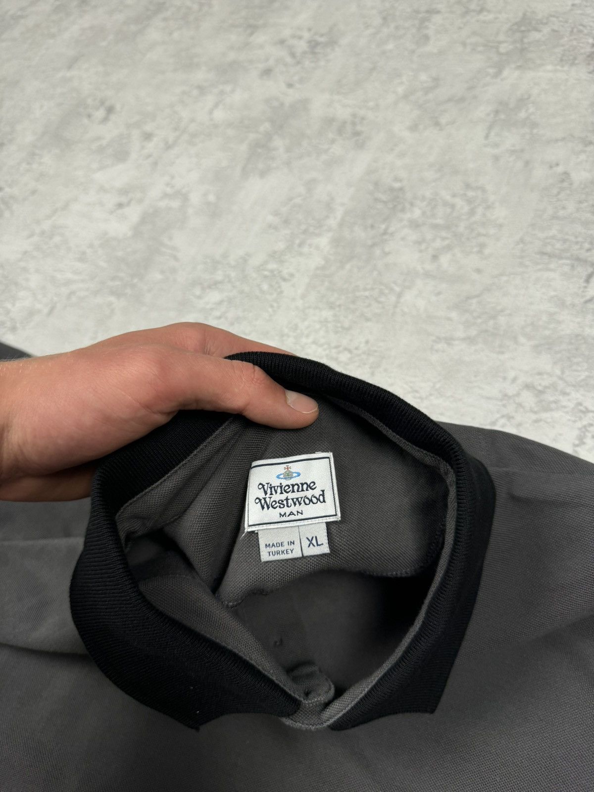 Vivienne Westwood Vivienne Westwood Gray Polo Shirt Size XL Size US XL / EU 56 / 4 - 9 Thumbnail