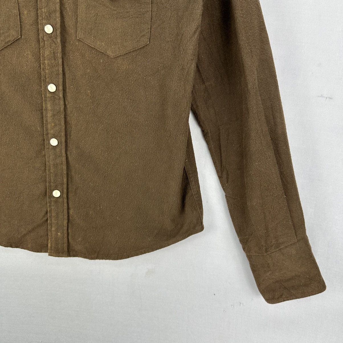 Japanese Brand Vintage Flannel American Western Cowboy Shirt Style Size S / US 4 / IT 40 - 3 Thumbnail