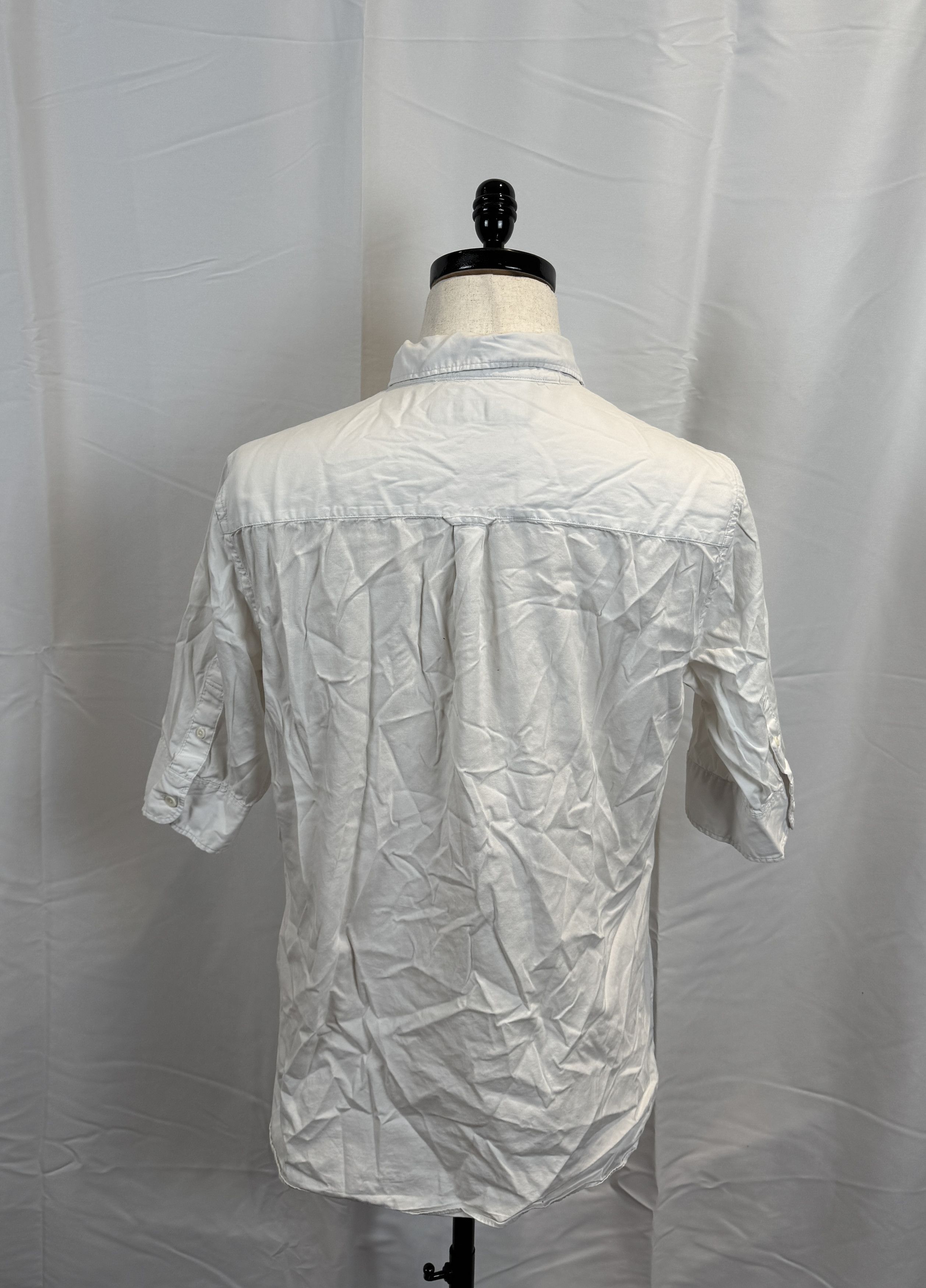 Allsaints Allsaints White Button-Up Short Sleeve Shirt Size US L / EU 52-54 / 3 - 4 Thumbnail
