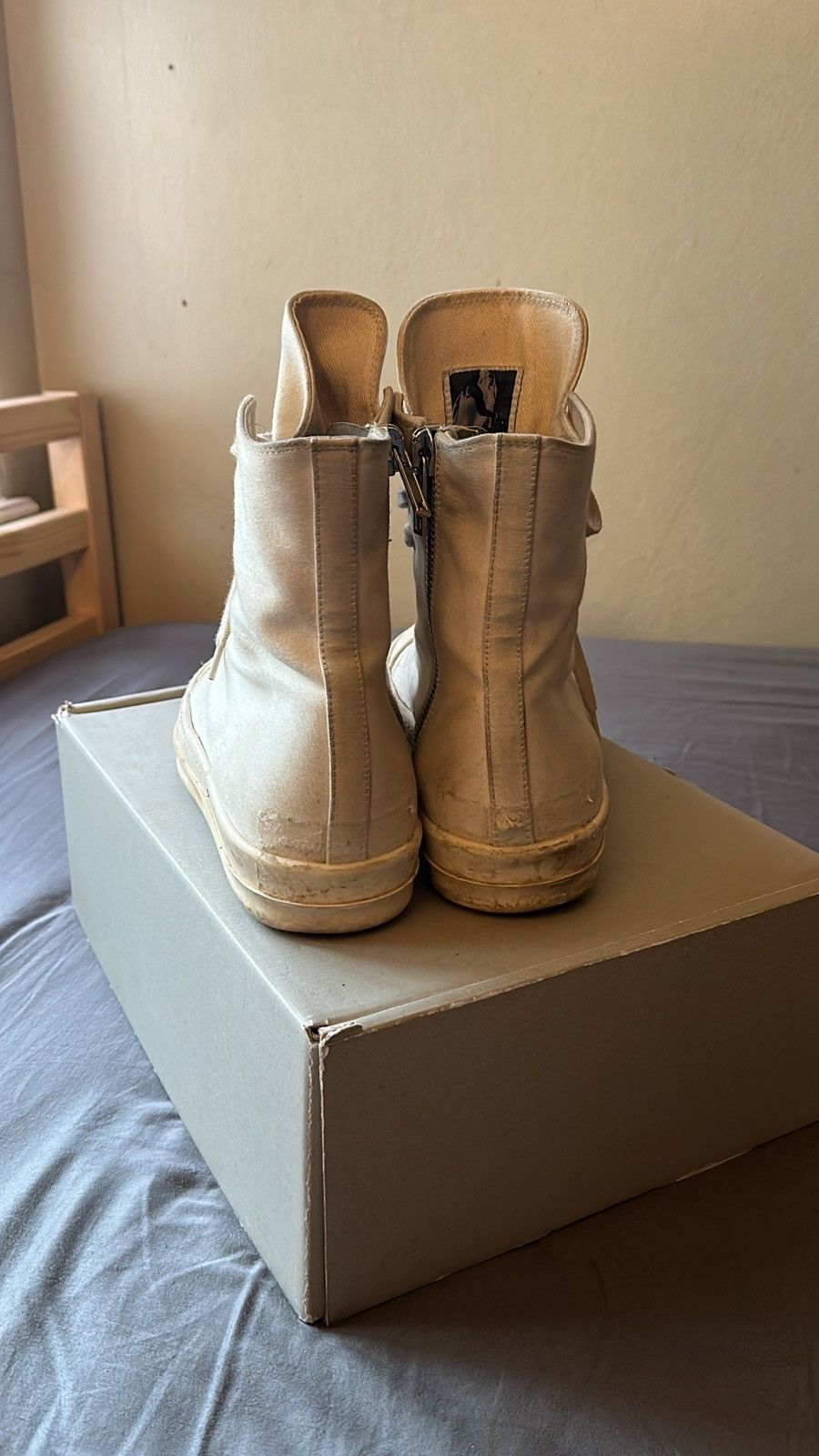 Rick Owens Drkshdw DrkShdw Natural Ramones Size US 9 / EU 42 - 2 Thumbnail