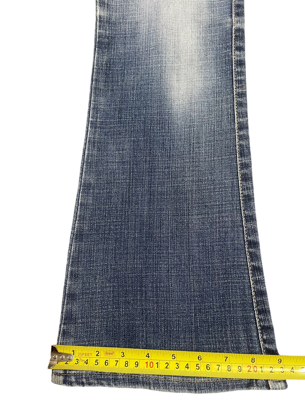 Hysteric Glamour Vintage Japanese Brand Blue Faded Wash Style Bootcut Jeans Size 28" / US 6 / IT 42 - 17 Thumbnail