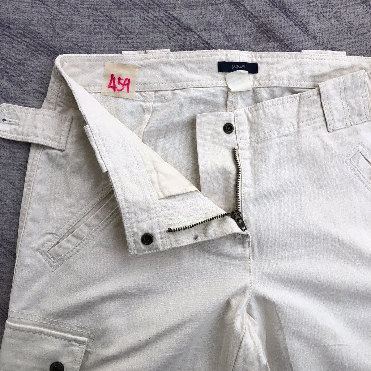 J.Crew Cargo Pants J.Crew White Multipocket Tactical pants Size US 30 / EU 46 - 7 Thumbnail