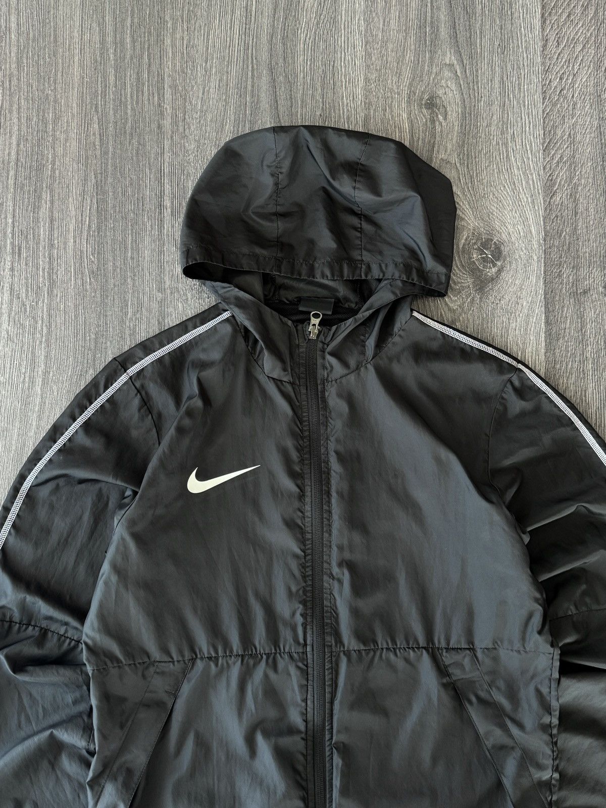 Nike Nike Swoosh Black Run Track Top UK Drill Size US S / EU 44-46 / 1 - 3 Thumbnail