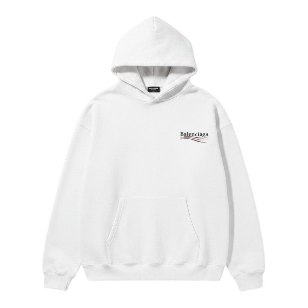 Balenciaga Balenciaga 'Campaign Logo' White Hoodie Size US XS / EU 42 / 0 - 1 Preview