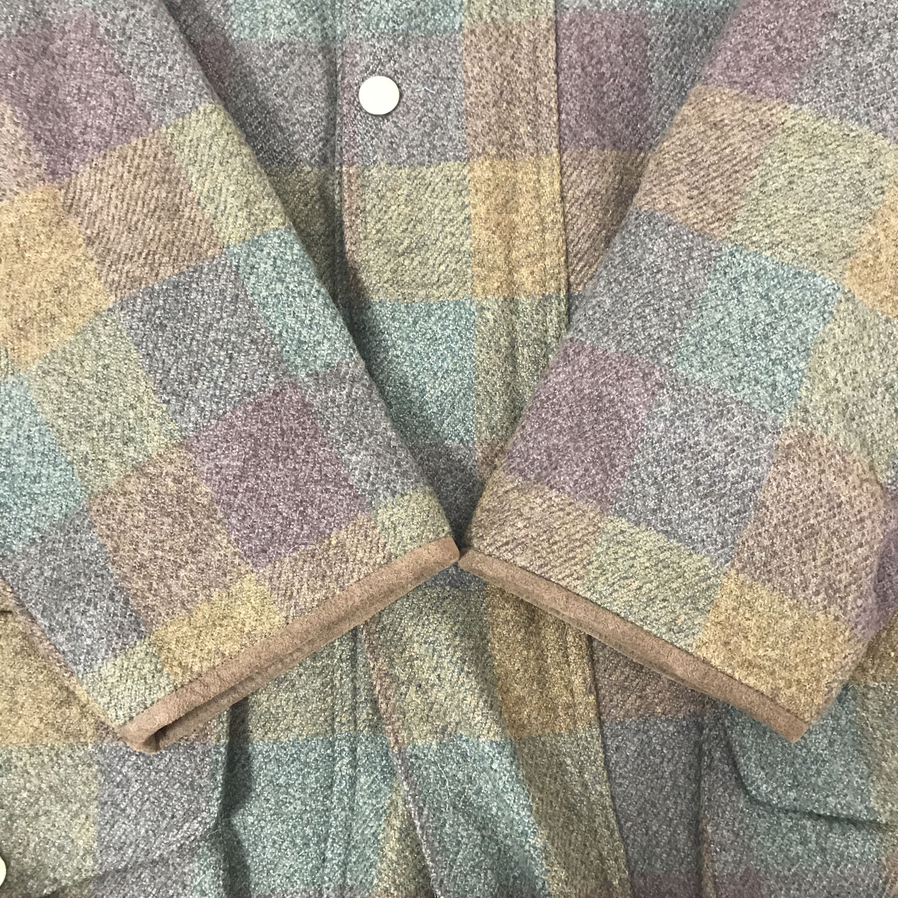 Paul Stuart Vintage Paul Stuart Wool Tartan zipper Jacket Size US S / EU 44-46 / 1 - 7 Thumbnail