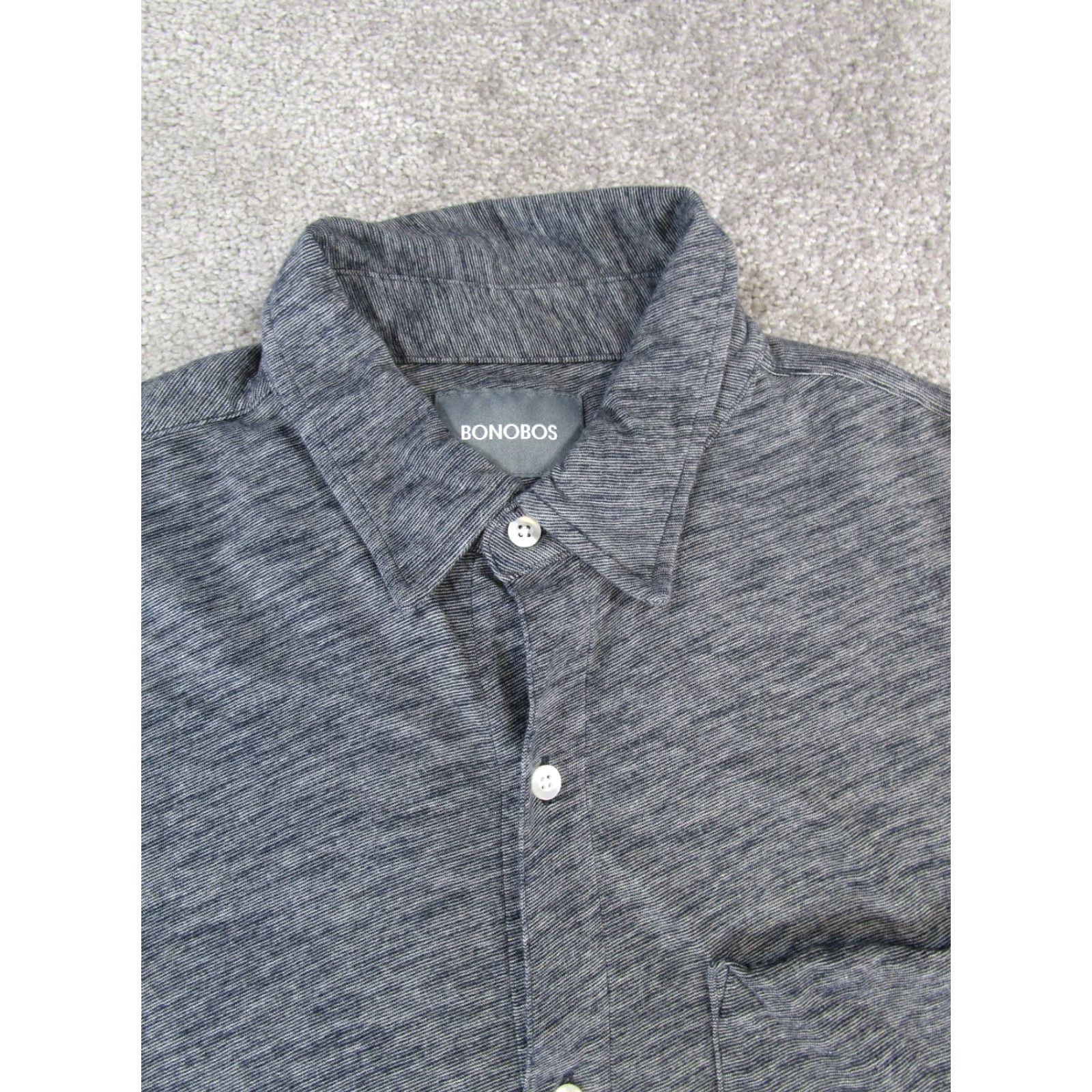 Bonobos Bonobos Polo Shirt Mens Medium Gray Cotton Size US M / EU 48-50 / 2 - 2 Thumbnail