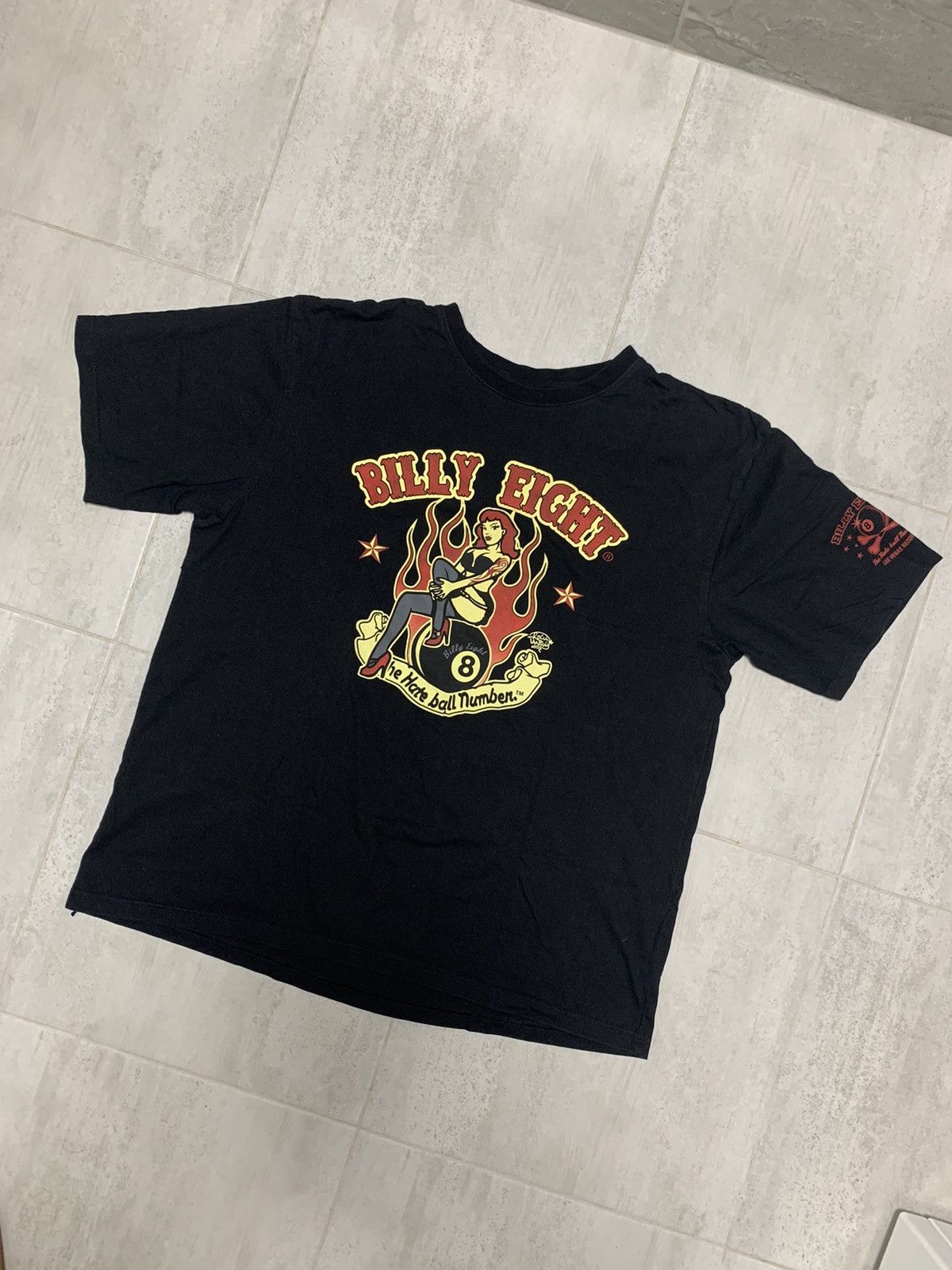 Affliction × Vintage Vintage Billy Eight t-shirt Size US XXL / EU 58 / 5 - 1 Thumbnail
