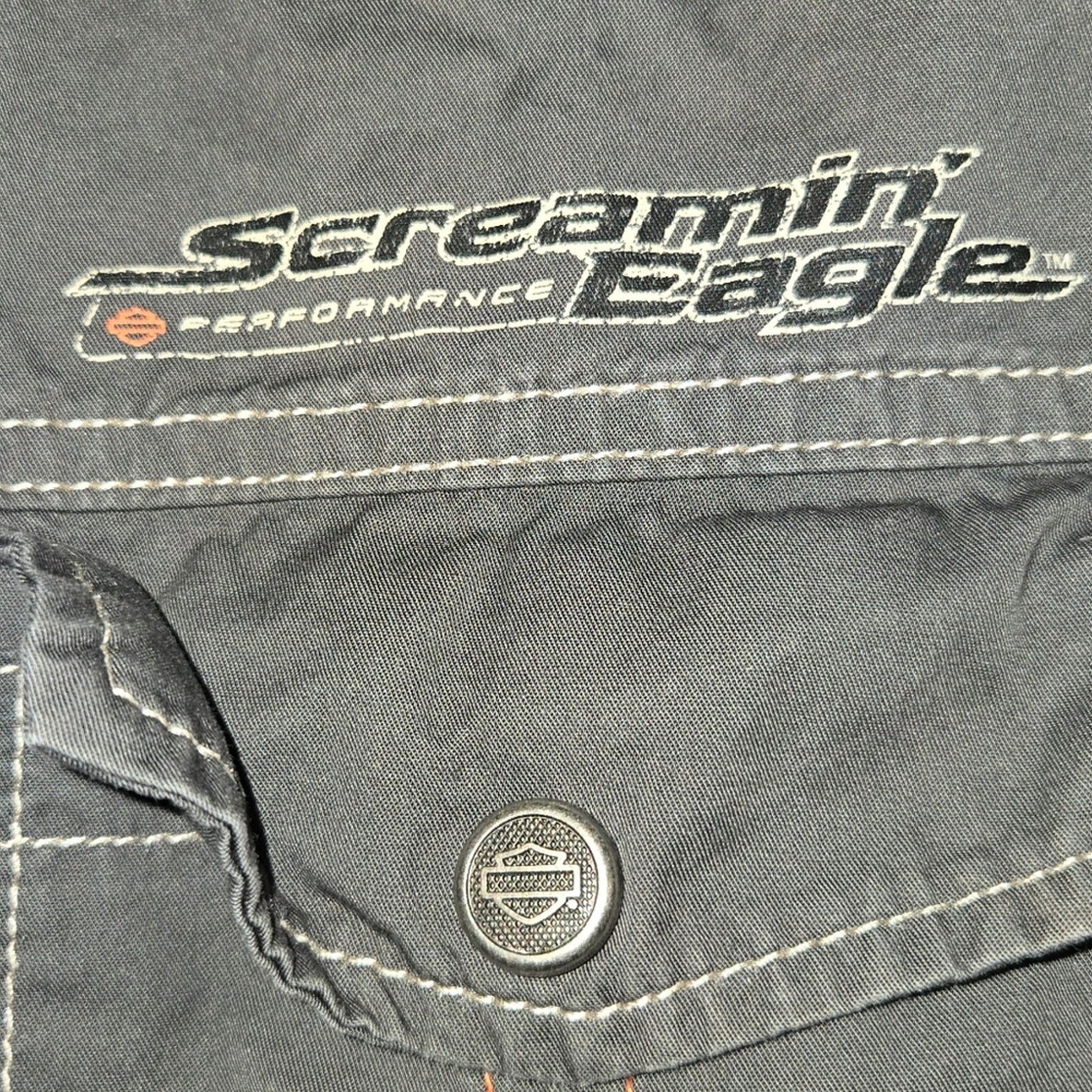 Harley Davidson Harley-Davidson® Screamin' Eagle Short Sleeve Woven Shirt M Size US M / EU 48-50 / 2 - 6 Thumbnail