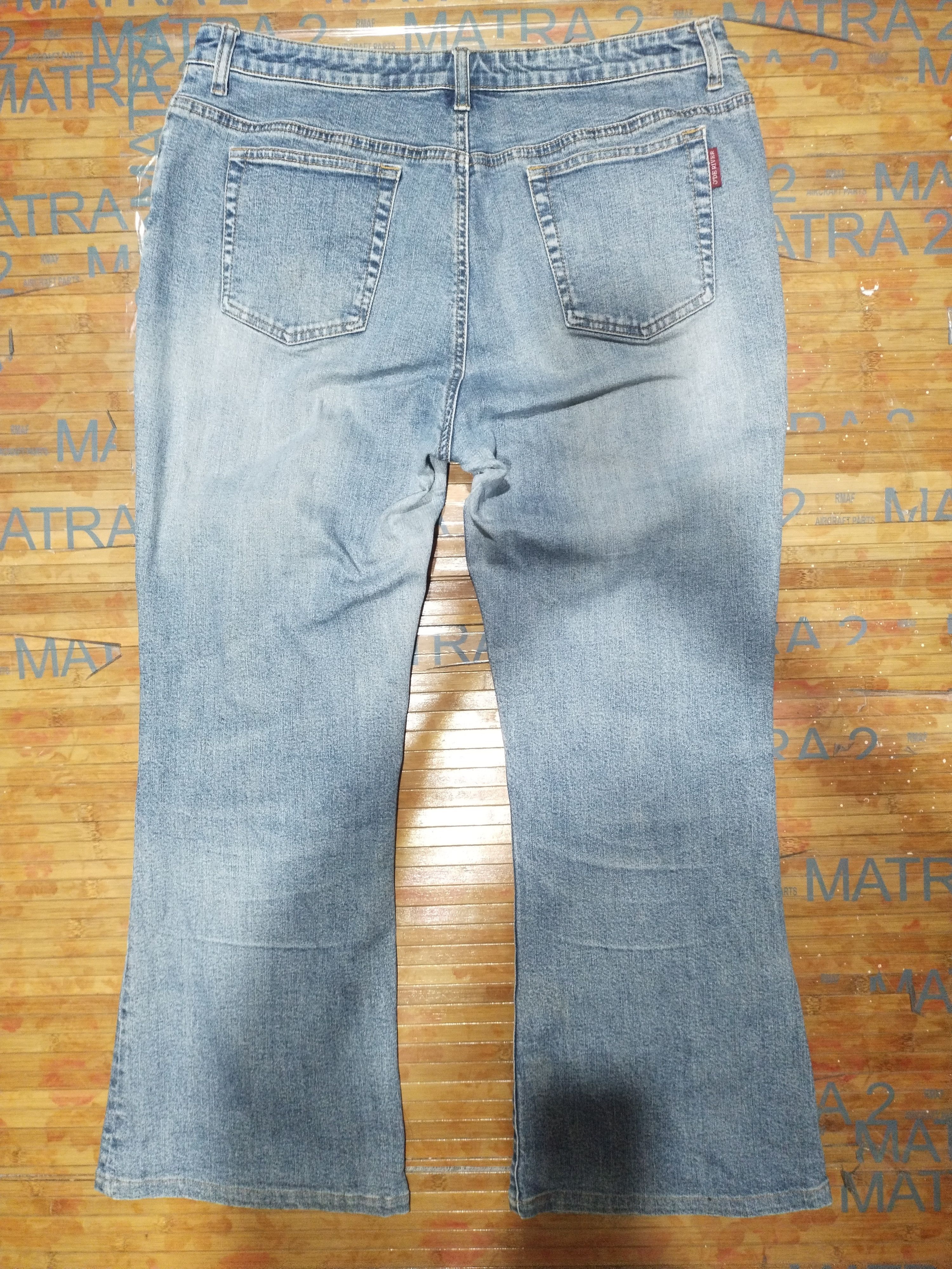 Other Old De River Jeans ' Baggy Style"Stretchable" Denim Sz 33" Size 33" - 2 Thumbnail