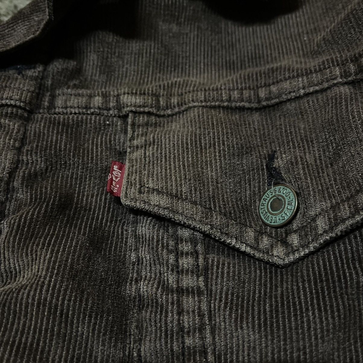 Levi's Vintage Levis Trucker Corduroy Jacket sherpa shearling Size US M / EU 48-50 / 2 - 9 Thumbnail