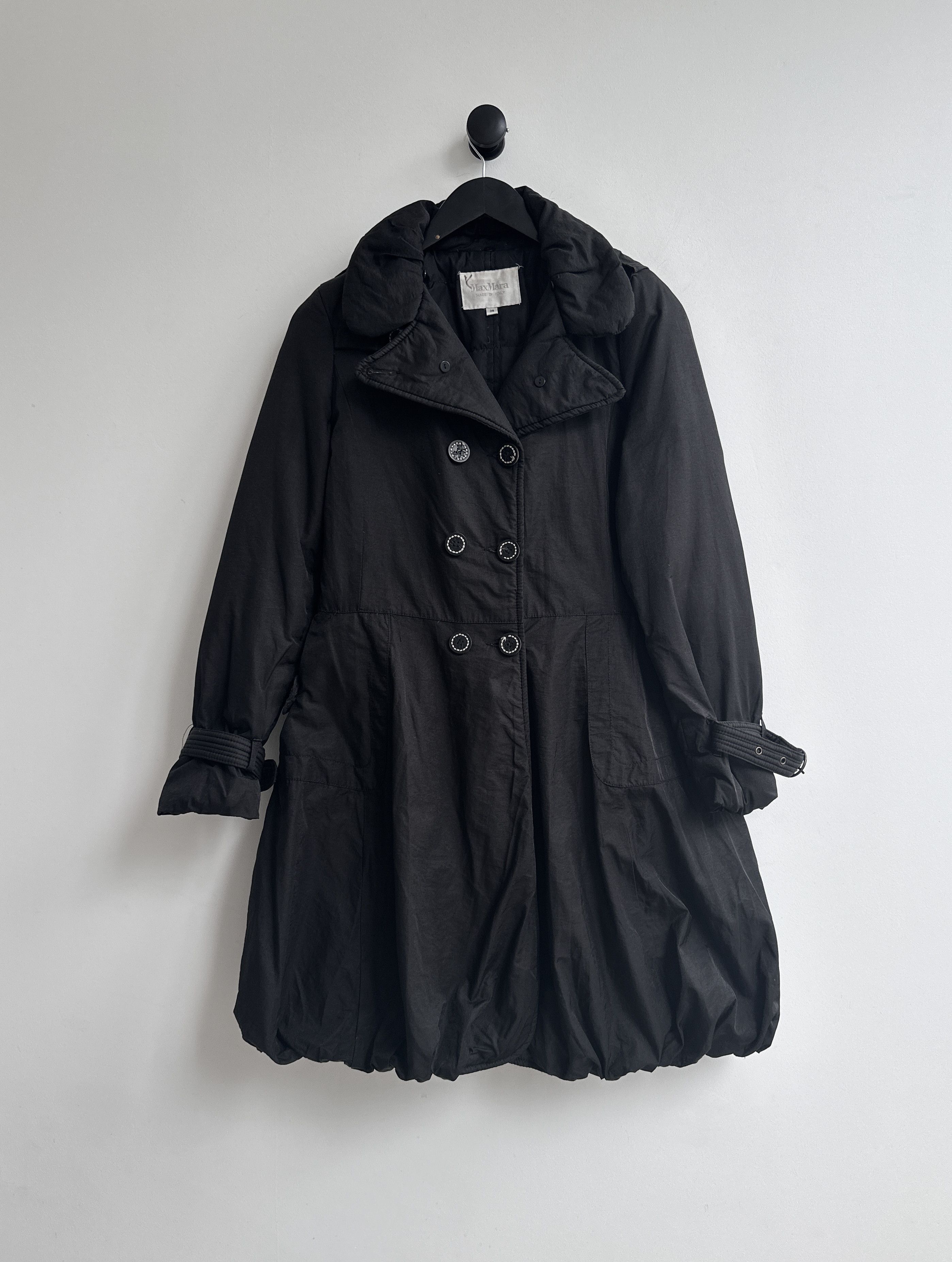 Max Mara Max Mara Black Coat Jacket Size XS / US 0-2 / IT 36-38 - 3 Thumbnail