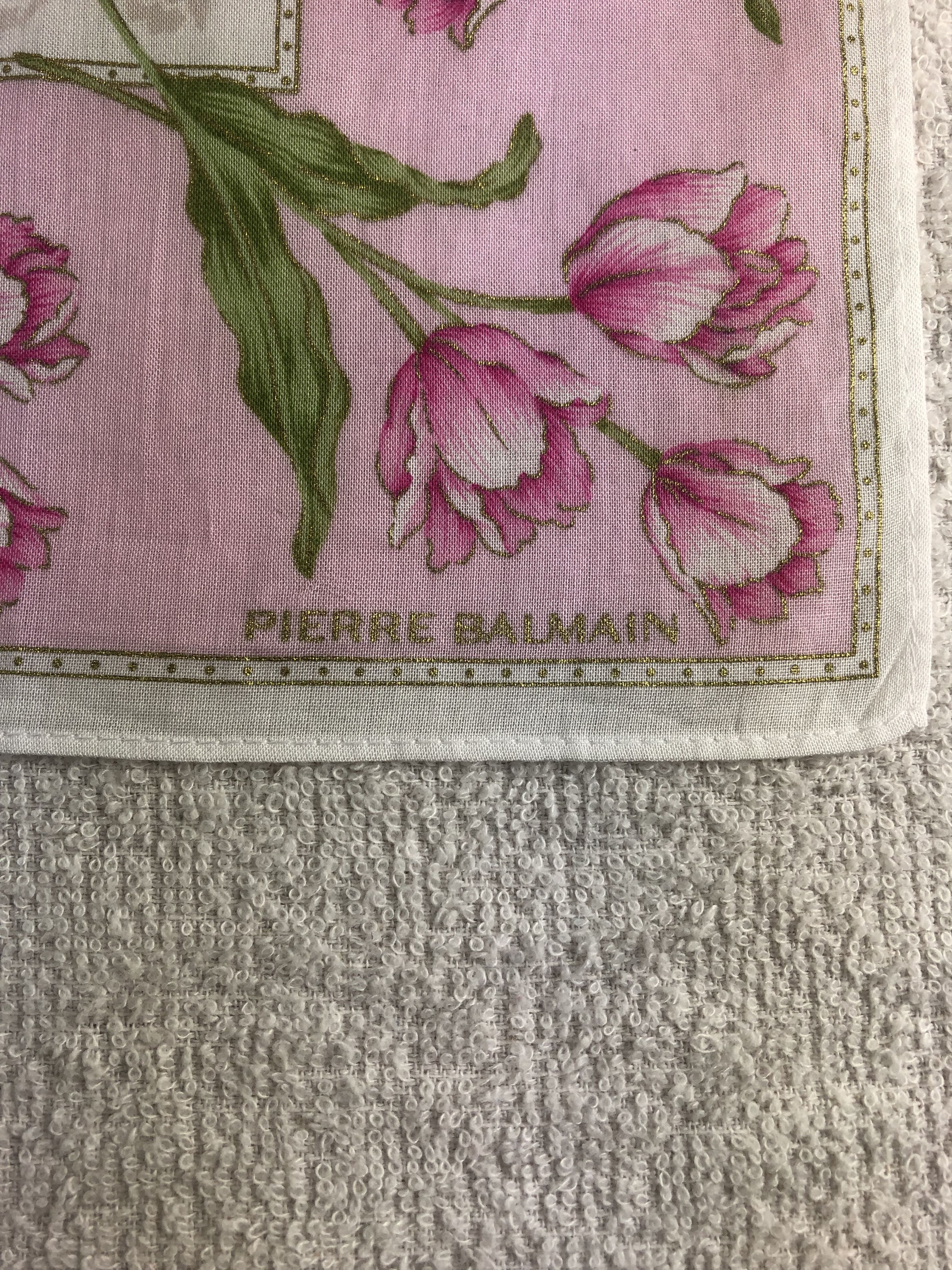 Pierre Balmain Pierre Balmain Handkerchief / Bandana / Neckerchief C286 Size ONE SIZE - 5 Thumbnail