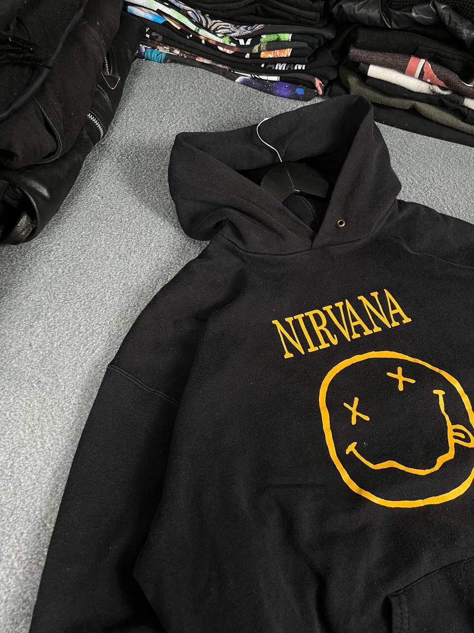 Nirvana Vintage Nirvana Hoodie Smile Face Rock Band Y2K 90s Size US XL / EU 56 / 4 - 3 Thumbnail