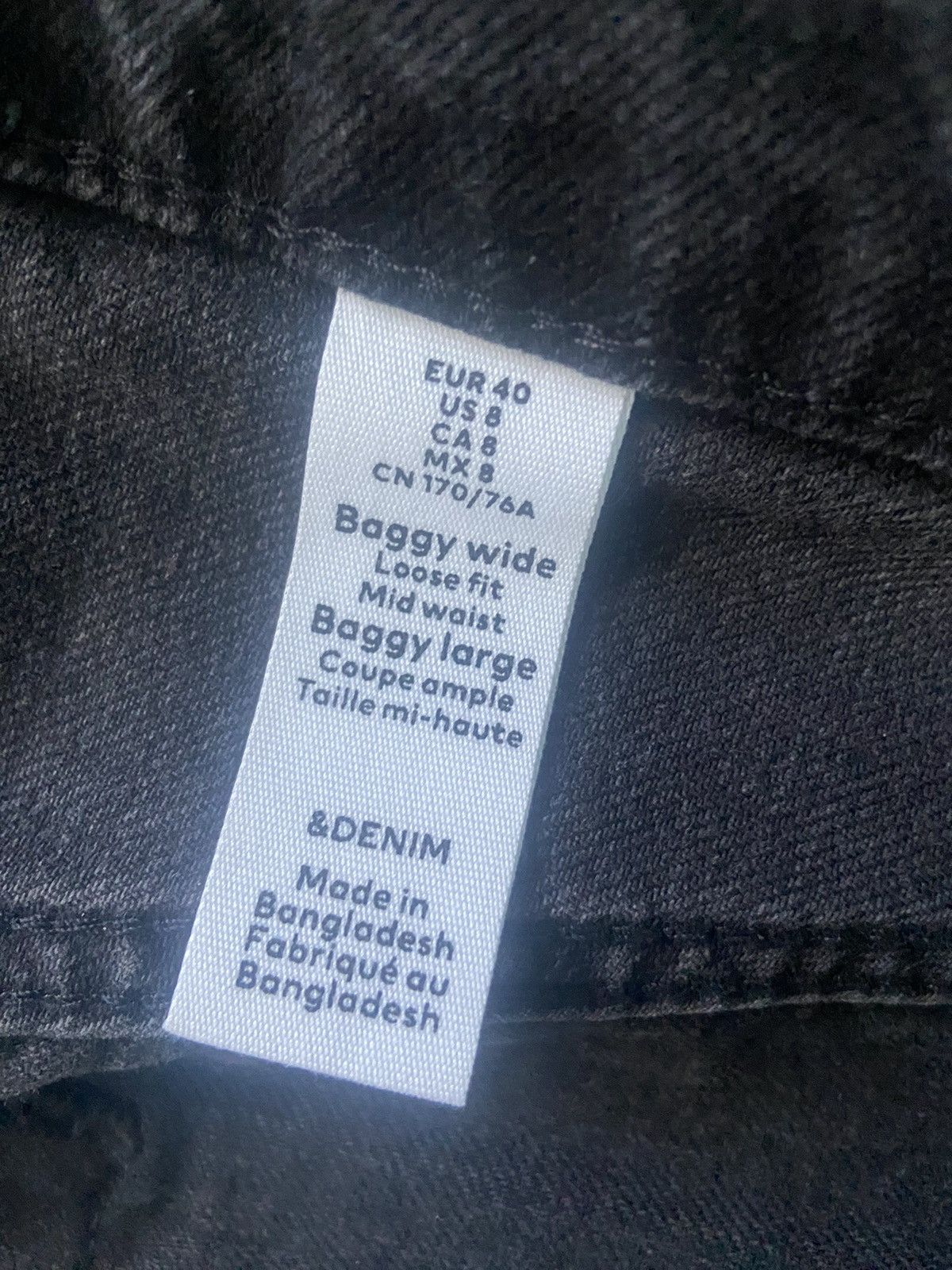 H&M H&M baggy regular jeans Size 29" - 3 Thumbnail