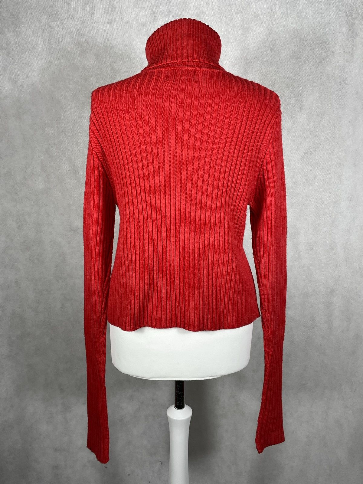 Other Jean Paul Gaultier Lindex High Neck Turtleneck Red Sweater Size M / US 6-8 / IT 42-44 - 2 Thumbnail