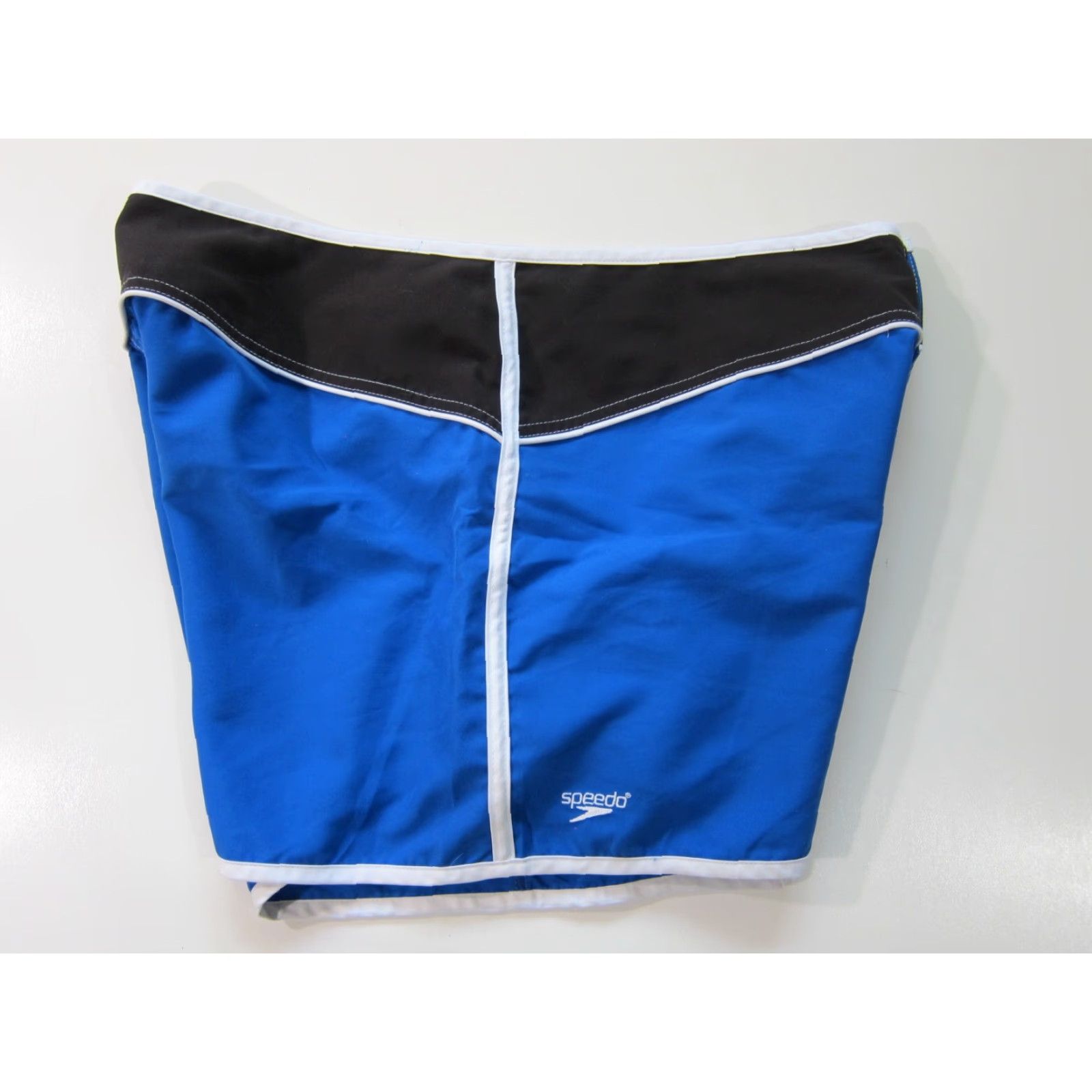 Speedo Vintage Speedo Board Shorts Women 12 Blue Black Swim Beach Surf Casual 34" waist 11.5" rise 45" hip 4" inseam Womens Size 34" / US 12 / IT 48 - 4 Thumbnail